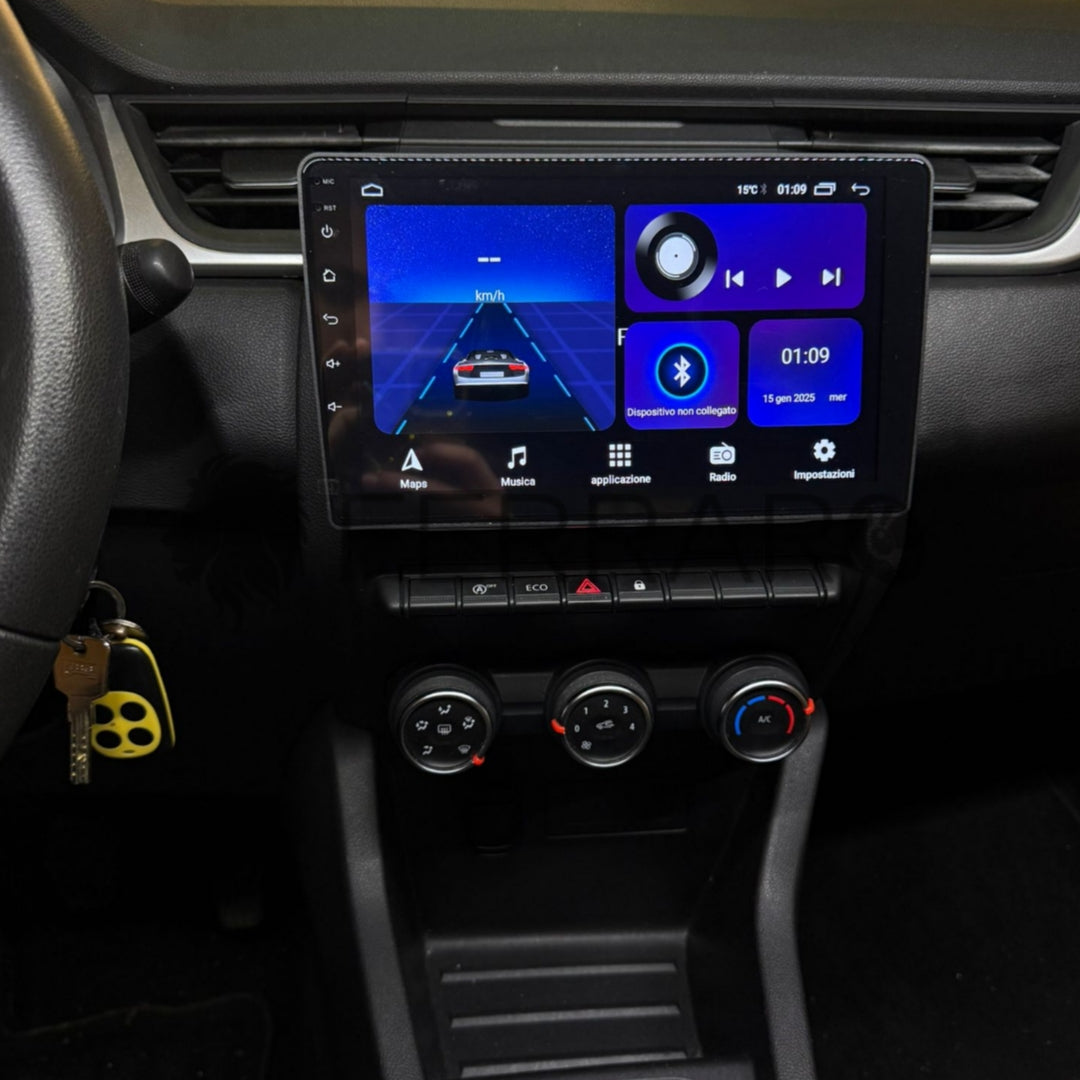 Autoradio per Renault Captur 9" 2K (2019-2024) Android, Bluetooth, CarPlay, Android Auto, 12/256GB Ram