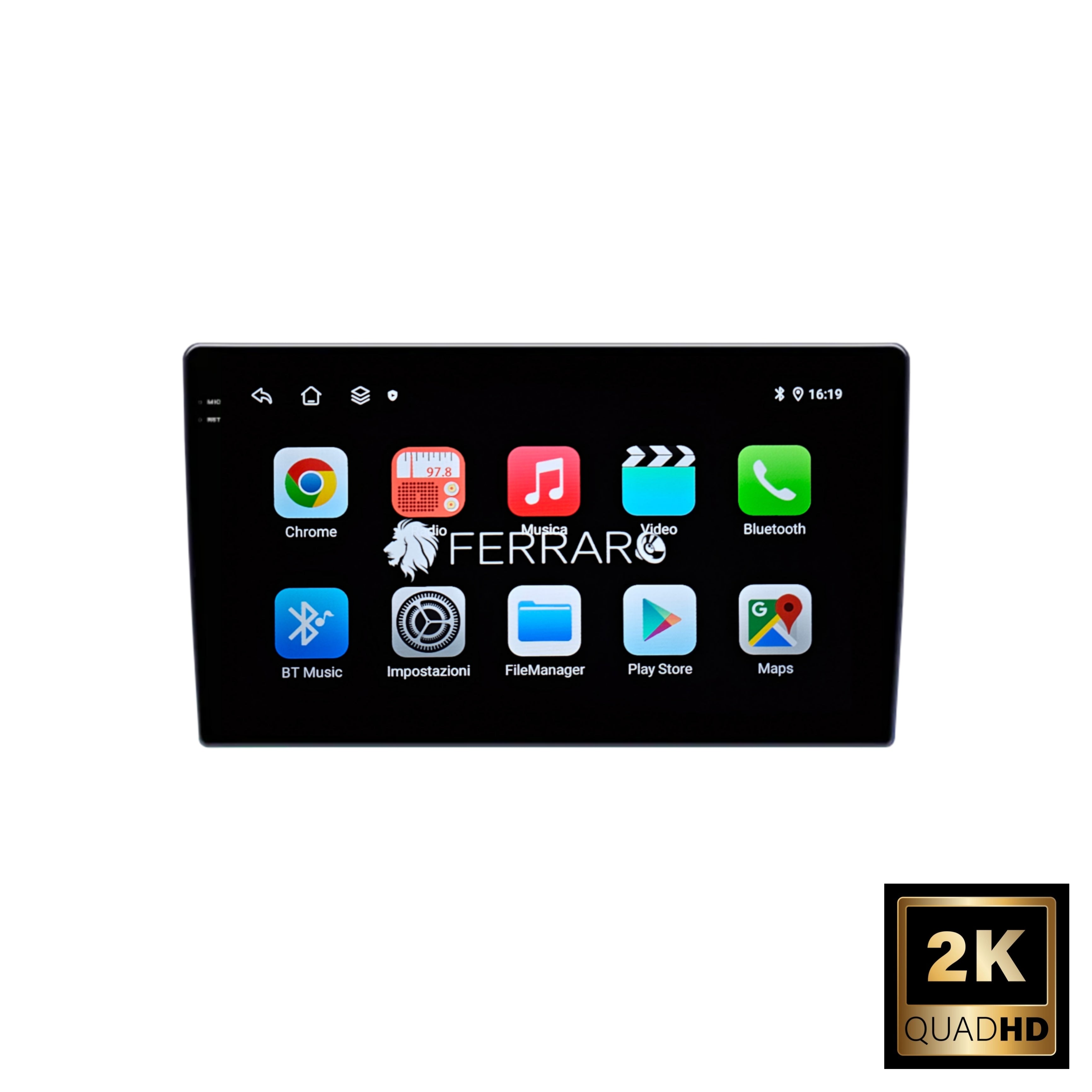 Autoradio per Dacia Duster 9" 2K | 2018-2021 | Android | Bluetooth | CarPlay | Android Auto | 12/256GB Ram