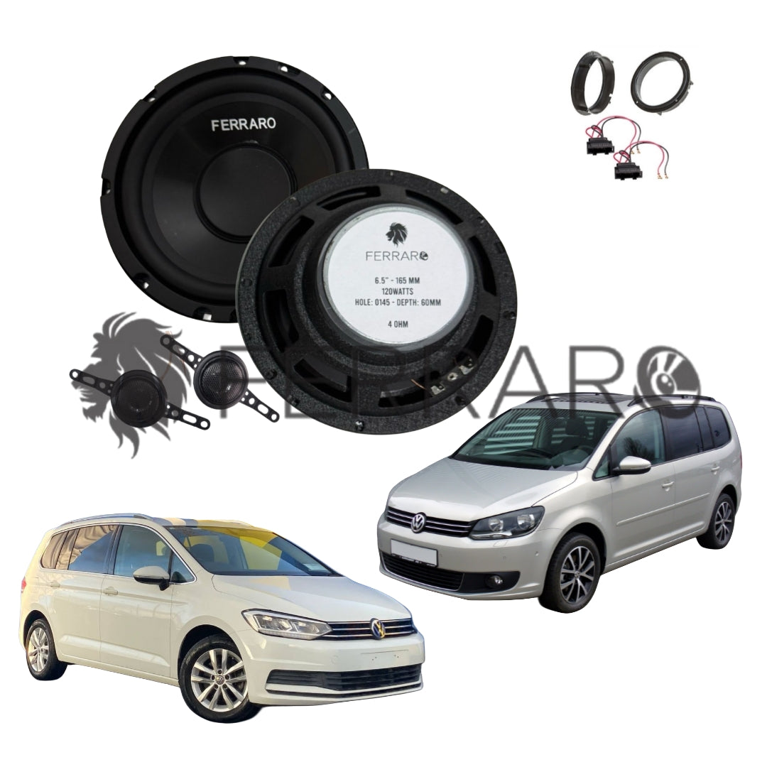 FerraroStore Kit 2 Altoparlanti, ASK-165.2, Anteriori, VW Touran 1ª e 2ª Serie (2003-2024)