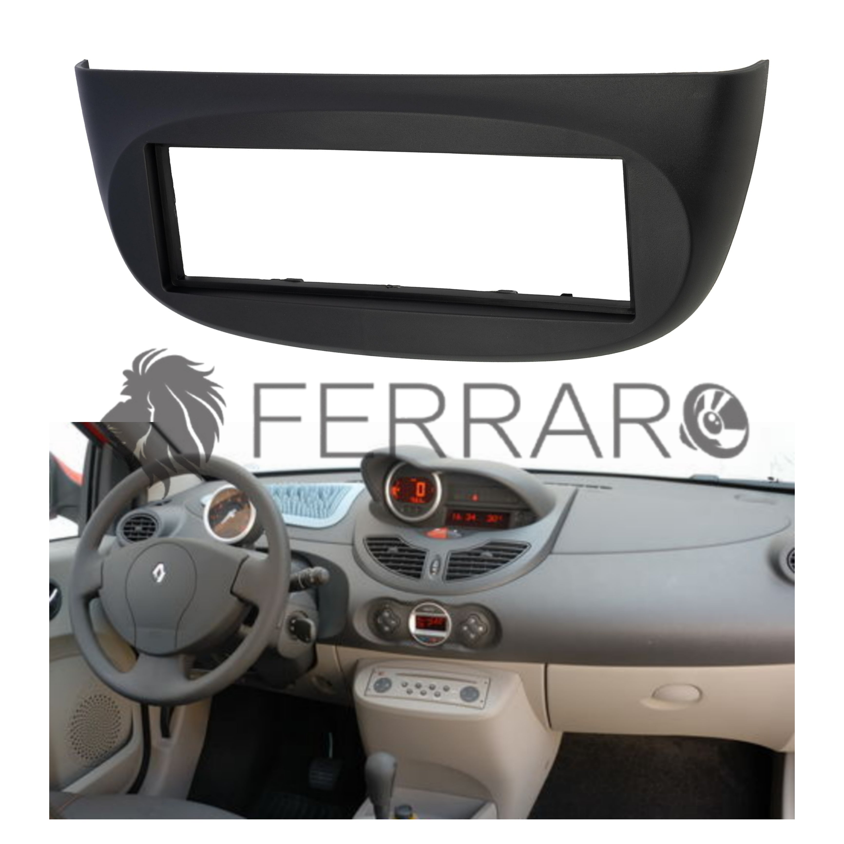 Mascherina 1DIN per Renault Twingo (2007+)