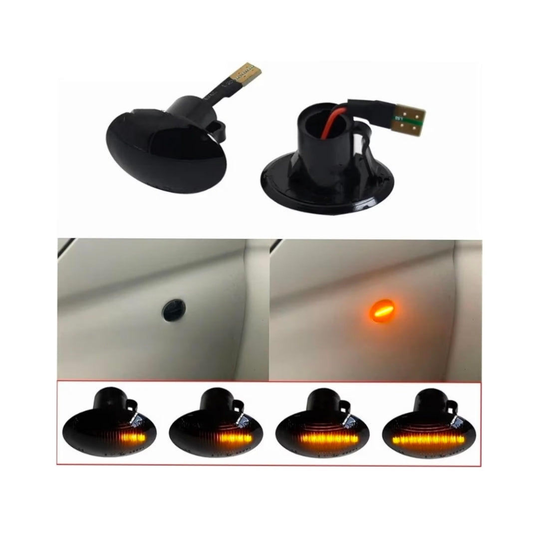 (PRENOTA) Indicatore Direzione Led per Fiat 500, Ford Ka, Lancia Y, Maserati (Compatibilità in Descrizione), Plug and Play