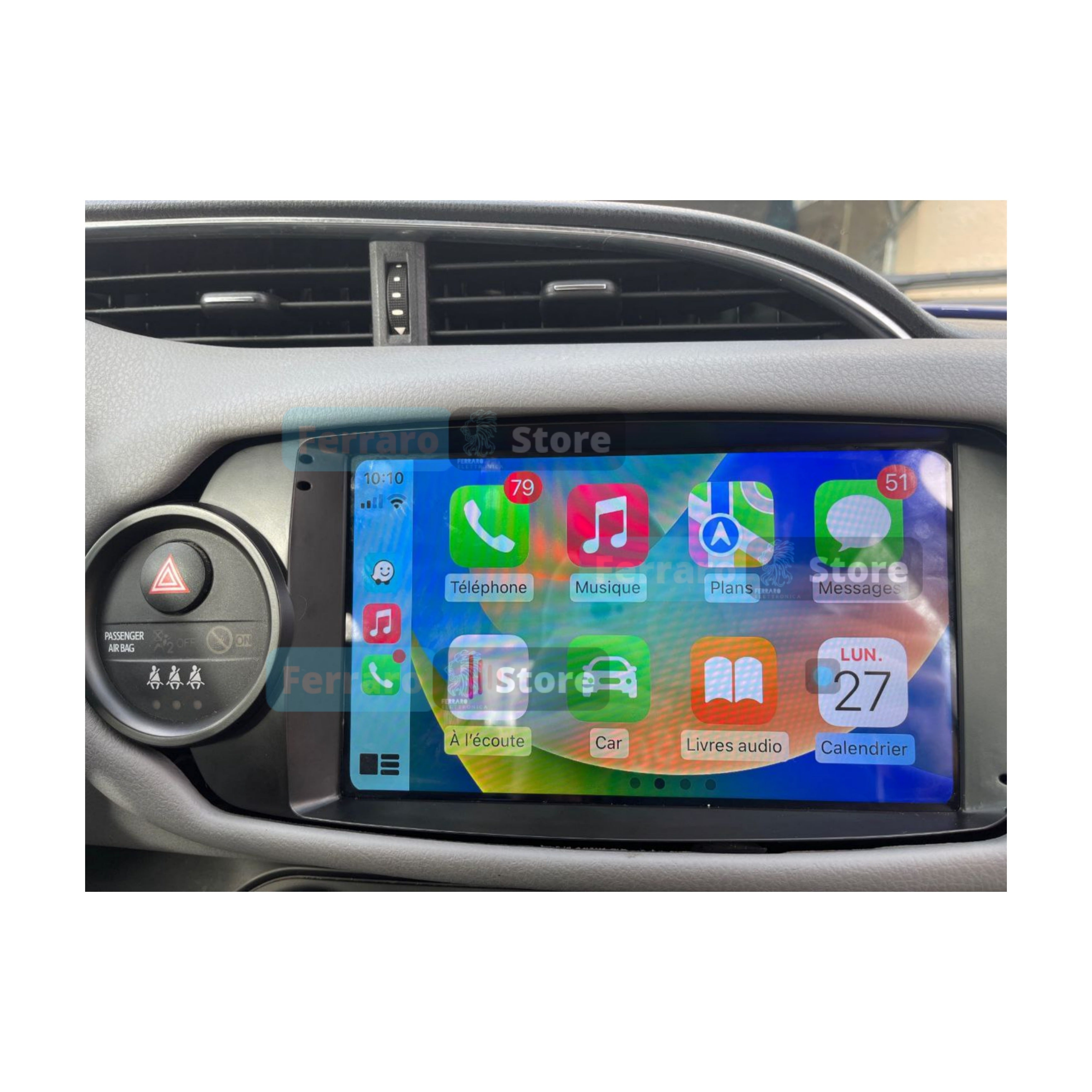Autoradio per Toyota Yaris 9" | 2011-2019 | Android | Bluetooth | CarPlay | Android Auto | 12/256GB Ram