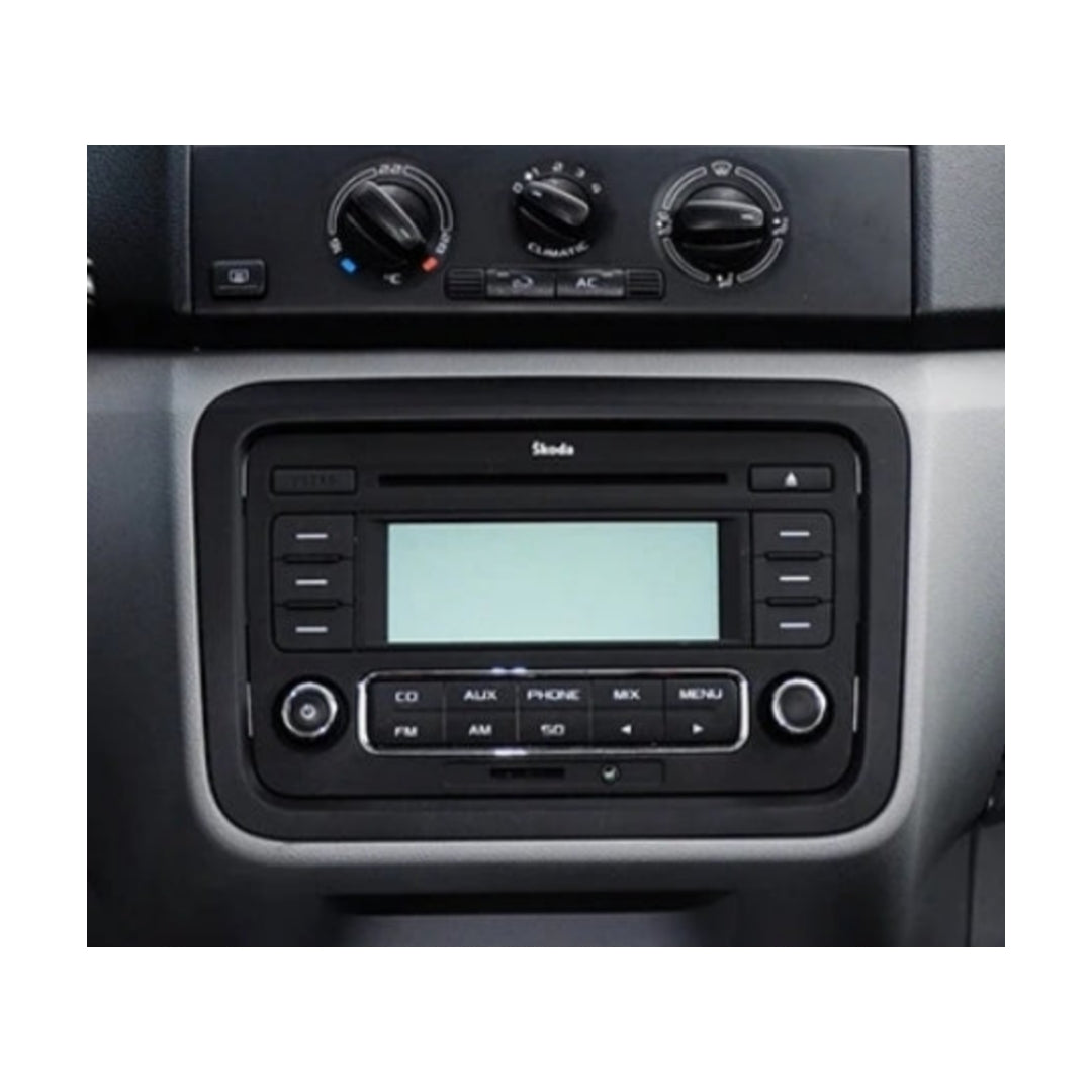 Kit Montaggio Autoradio 9"Pollici Skoda Fabia MK2 (2007-2014) Mascherina, Cablaggio per Autoradio Android