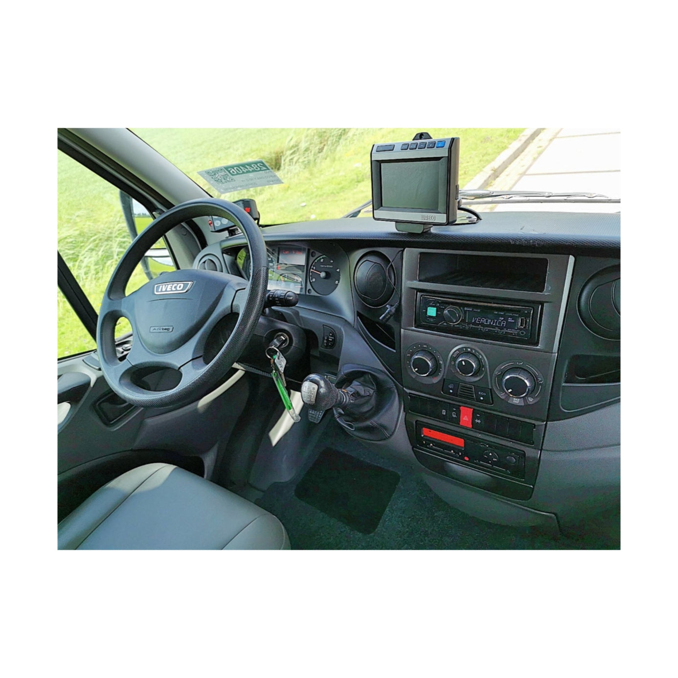 Mascherina 1DIN per Iveco Daily (2012+), Grigio