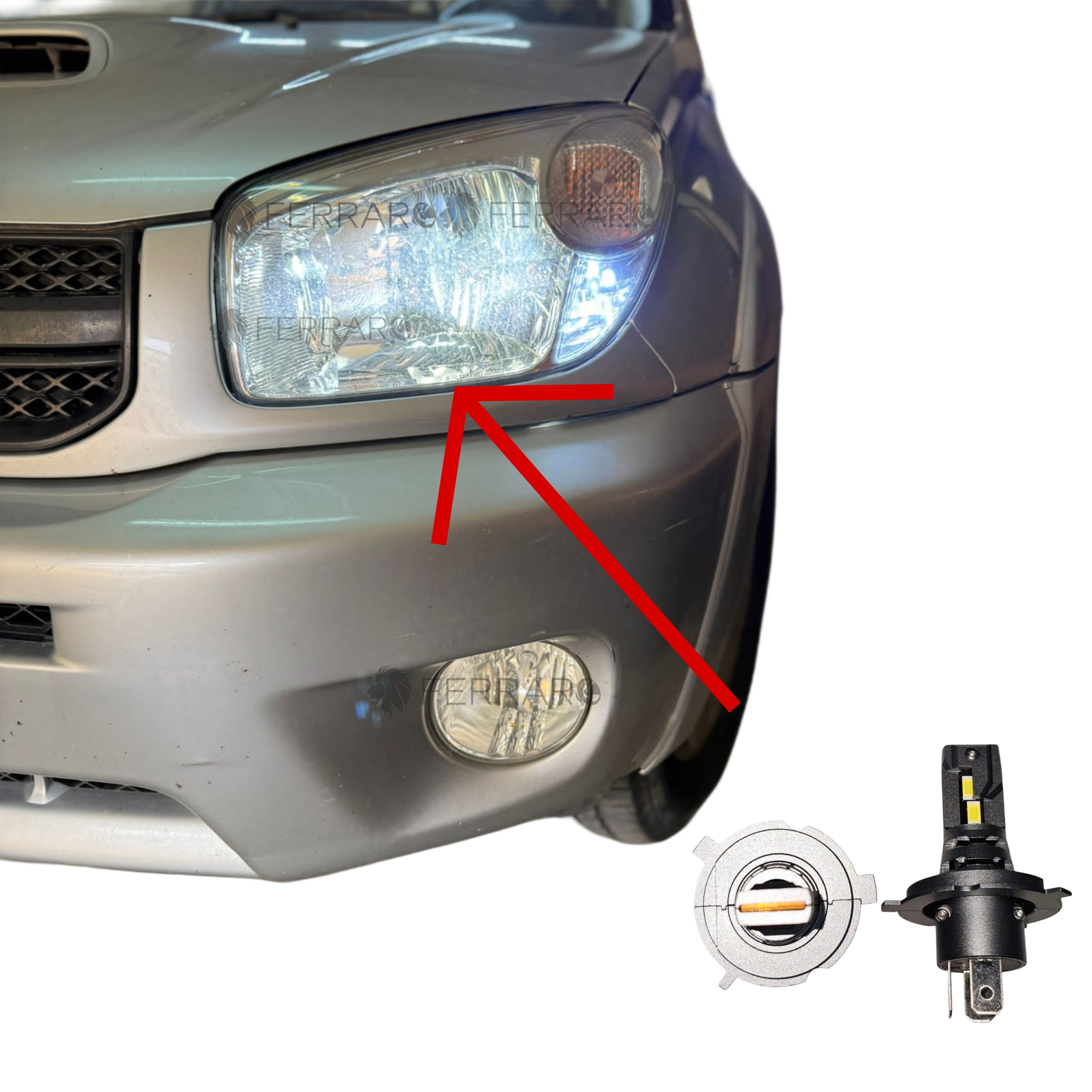 Conversione Fari LED | Toyota RAV4 (2000-2006) | Led H4