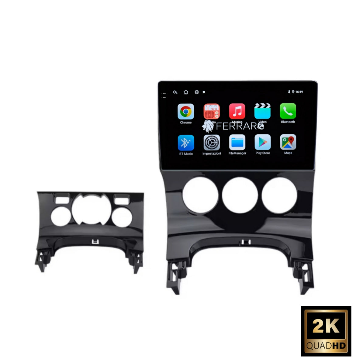Autoradio per Peugeot 3008 9" 2K | 2009-2016 | Android | Bluetooth | CarPlay | Android Auto | 12/256GB Ram
