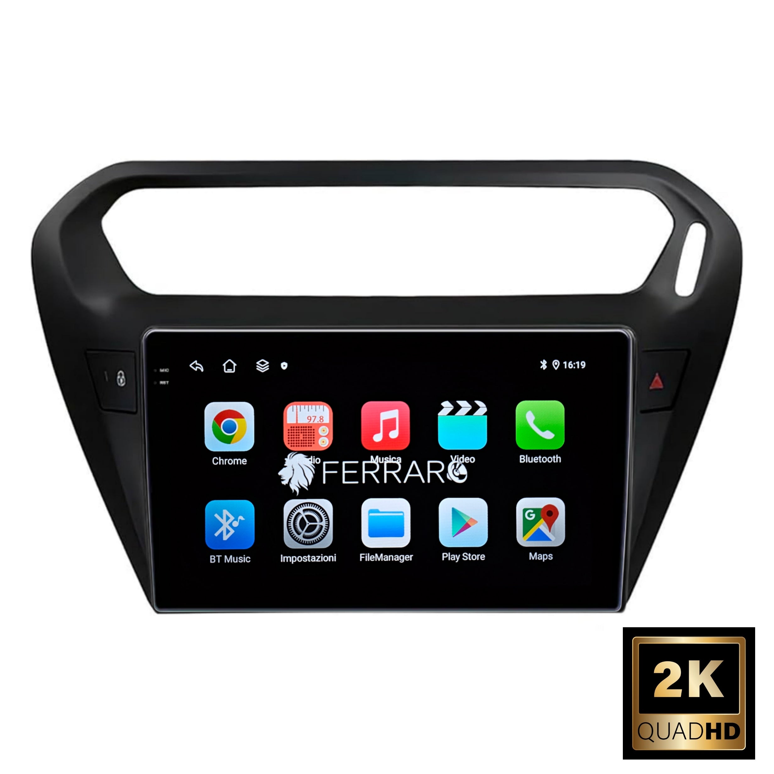 (PRENOTA) Autoradio per Peugeot 301, Citroen C-elysee 9" 2K (2012-2016) Android, Bluetooth, CarPlay, Android Auto, 12/256GB Ram