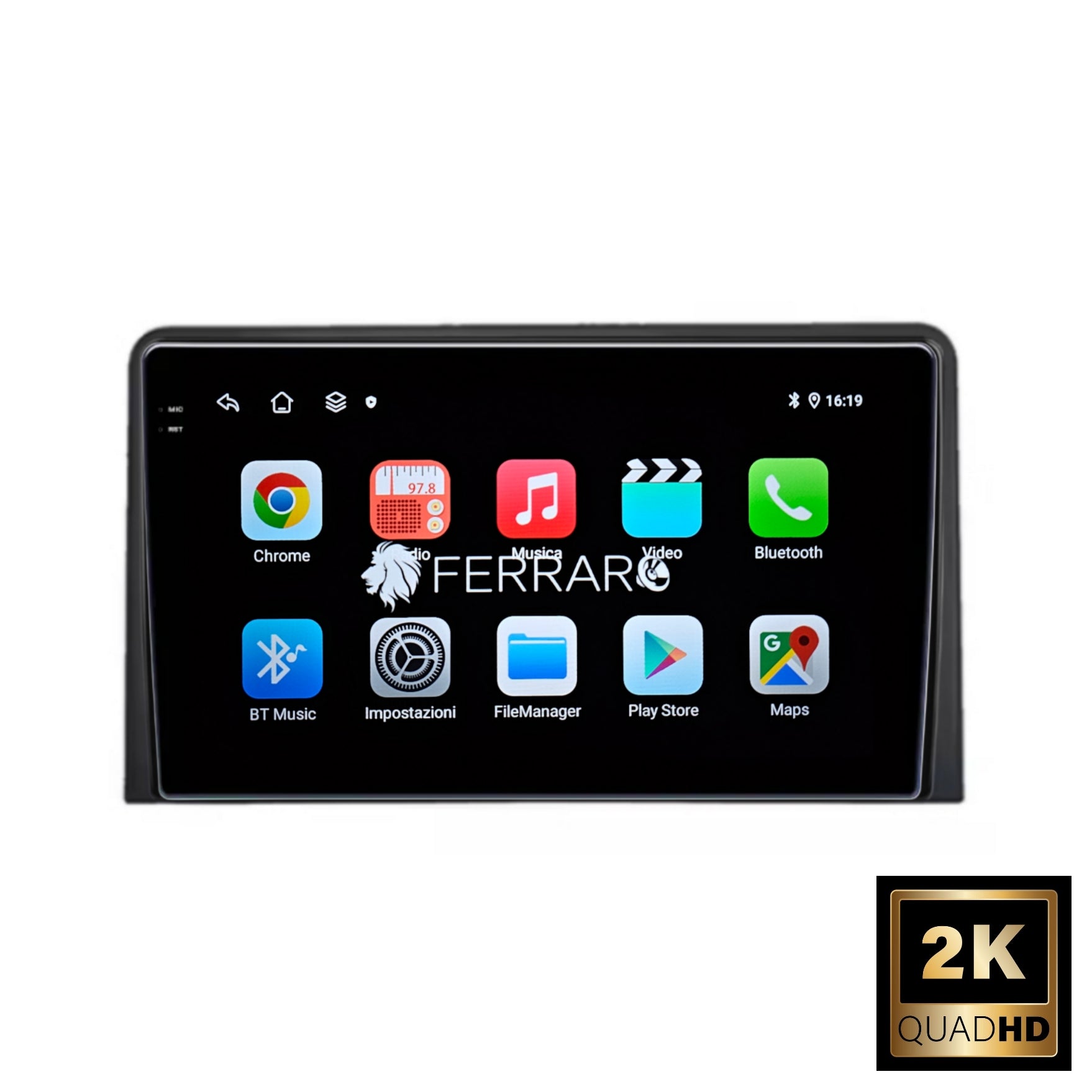 Autoradio per Hyundai Sonata 9 9" 2K | 2014-2019 | Android | Bluetooth | CarPlay | Android Auto | 12/256GB Ram