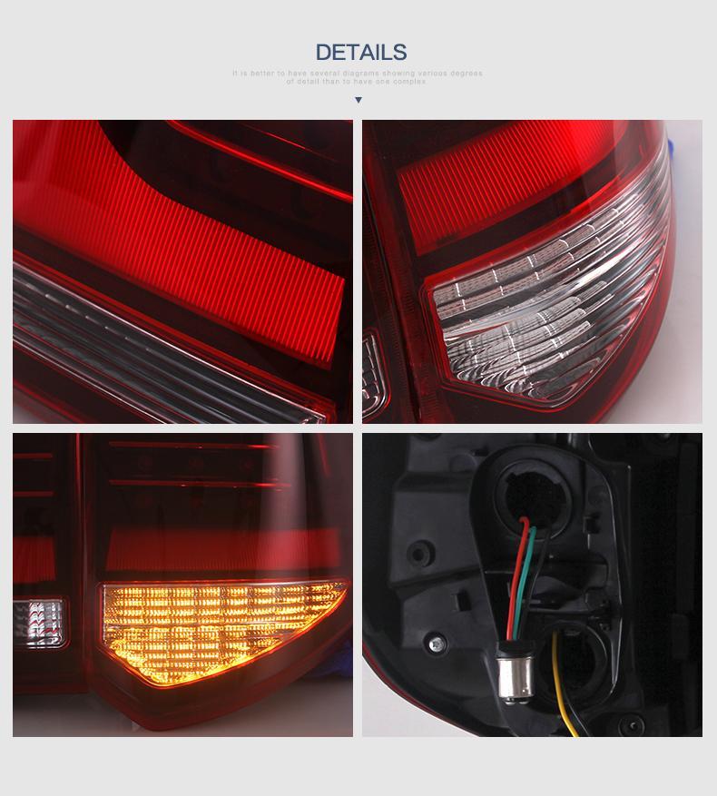 (PRENOTA) Fanali Posteriore Completo per Toyota Fortuner (2011-2015) a LED