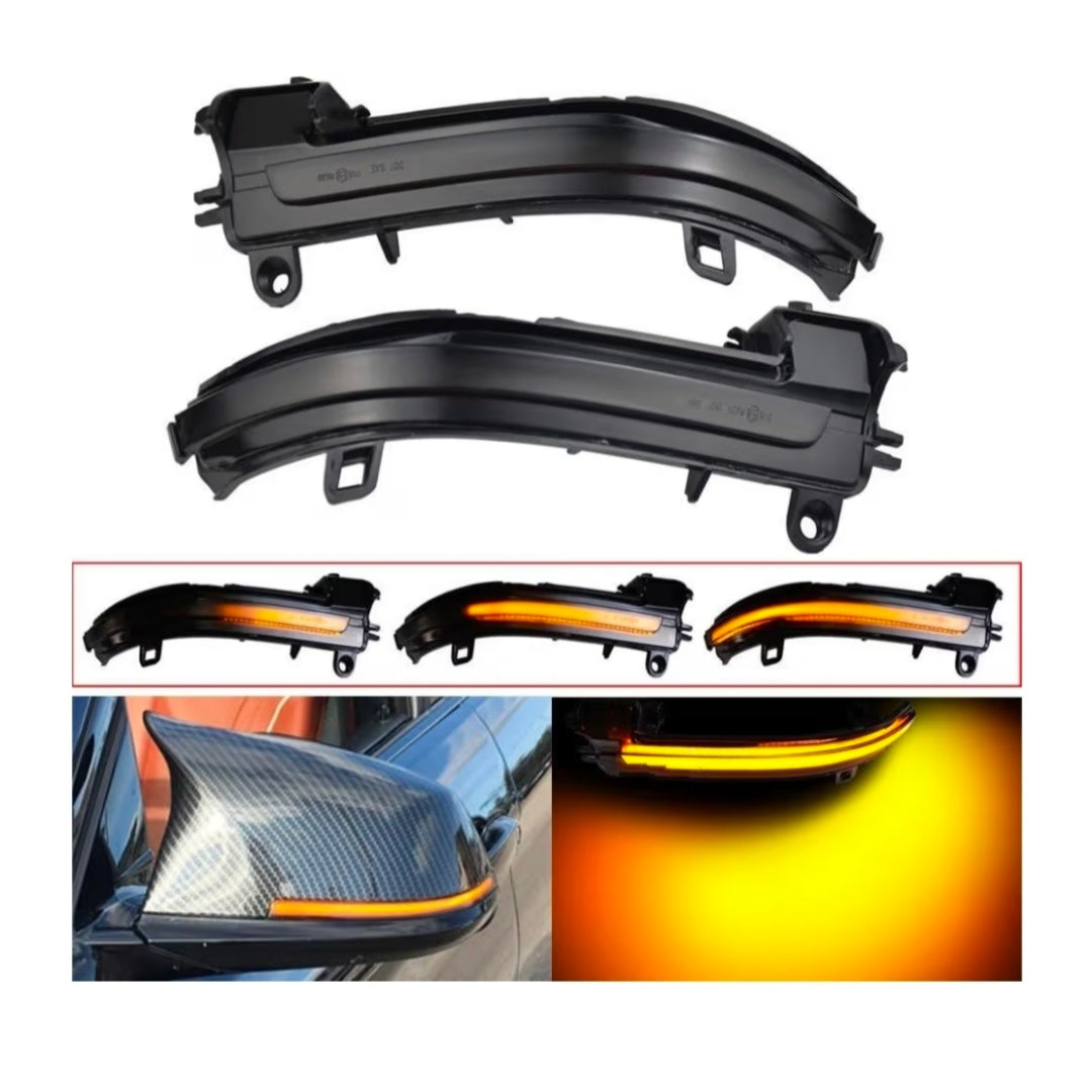 (PRENOTA) Indicatore Direzione Led per BMW Serie 1, 2, 3, 4, X1, i3 (2012-2018), Plug and Play