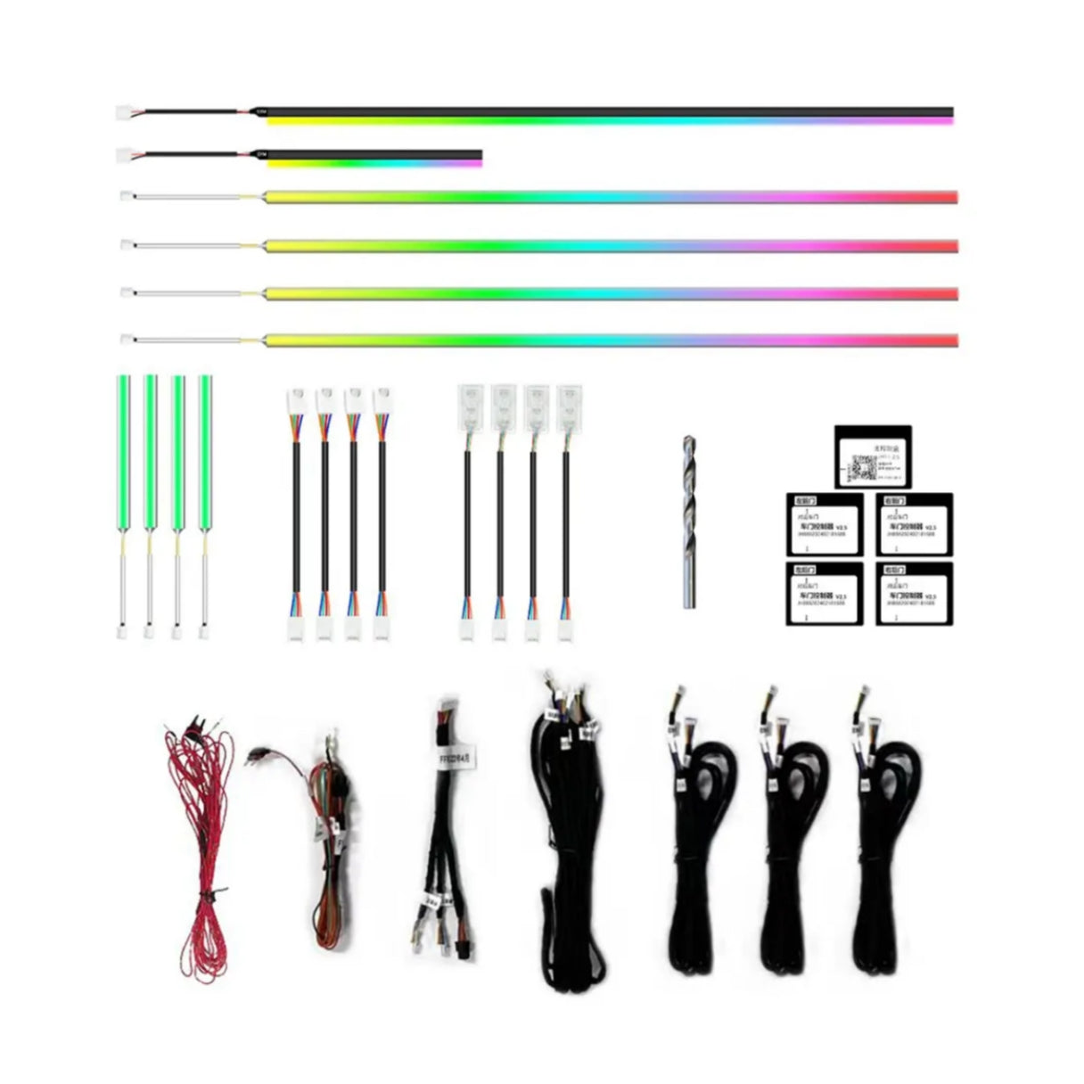 (PRENOTA) Ambient Light per BMW Serie 6 F06, F12, F13, G32, 256 Colori, APP