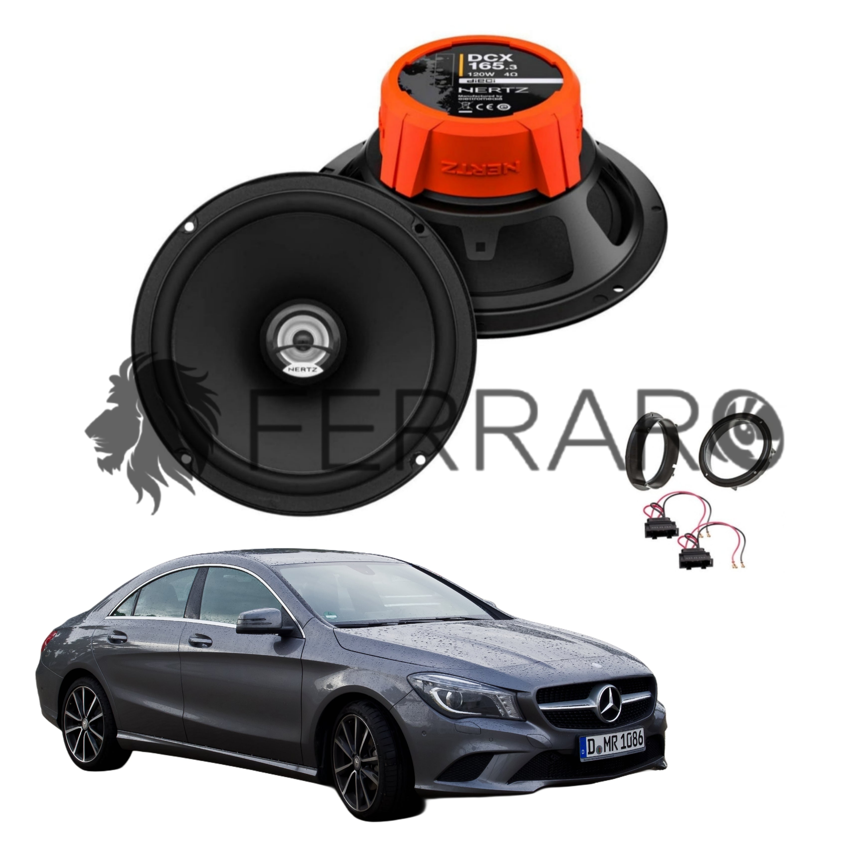 Hertz Kit 2 Casse | DCX 165.3 | Ant o Post | Mercedes CLA, C177, X177