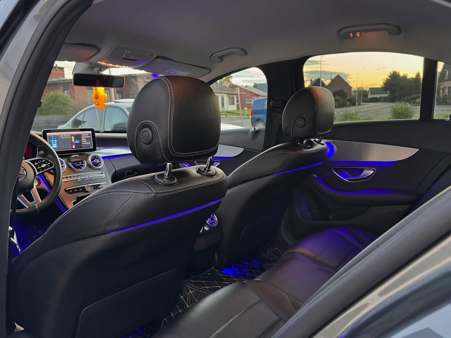 (PRENOTA) Ambient Light per Mercedes GLC X253, Classe C W205, 256 Colori, APP