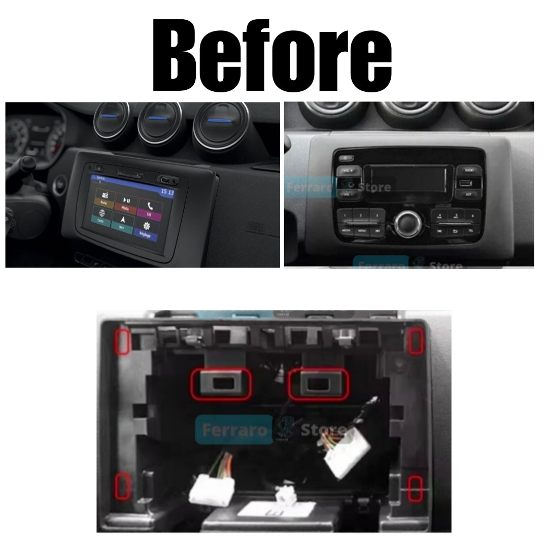 Autoradio per Renault Arkana | Duster 10.1" 2K | 2018-2024 | Android | Bluetooth | CarPlay | Android Auto | 4/64GB Ram