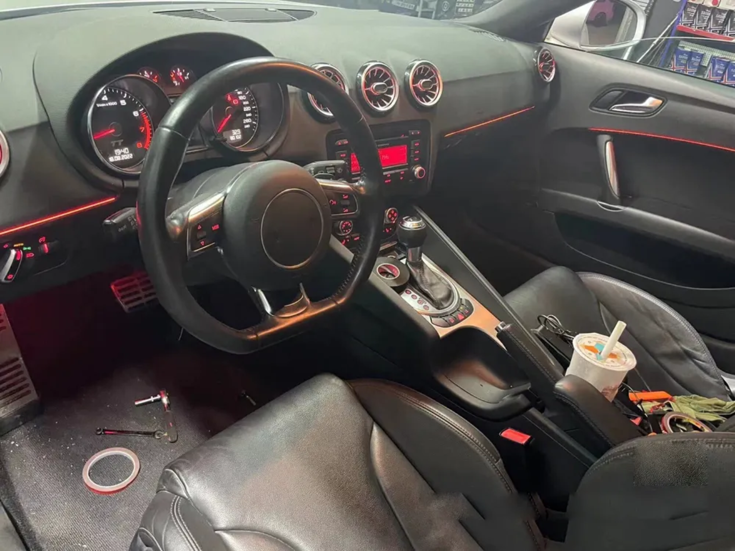 (PRENOTA) Ambient Light per Audi TT (2000-2024), 256 Colori, APP