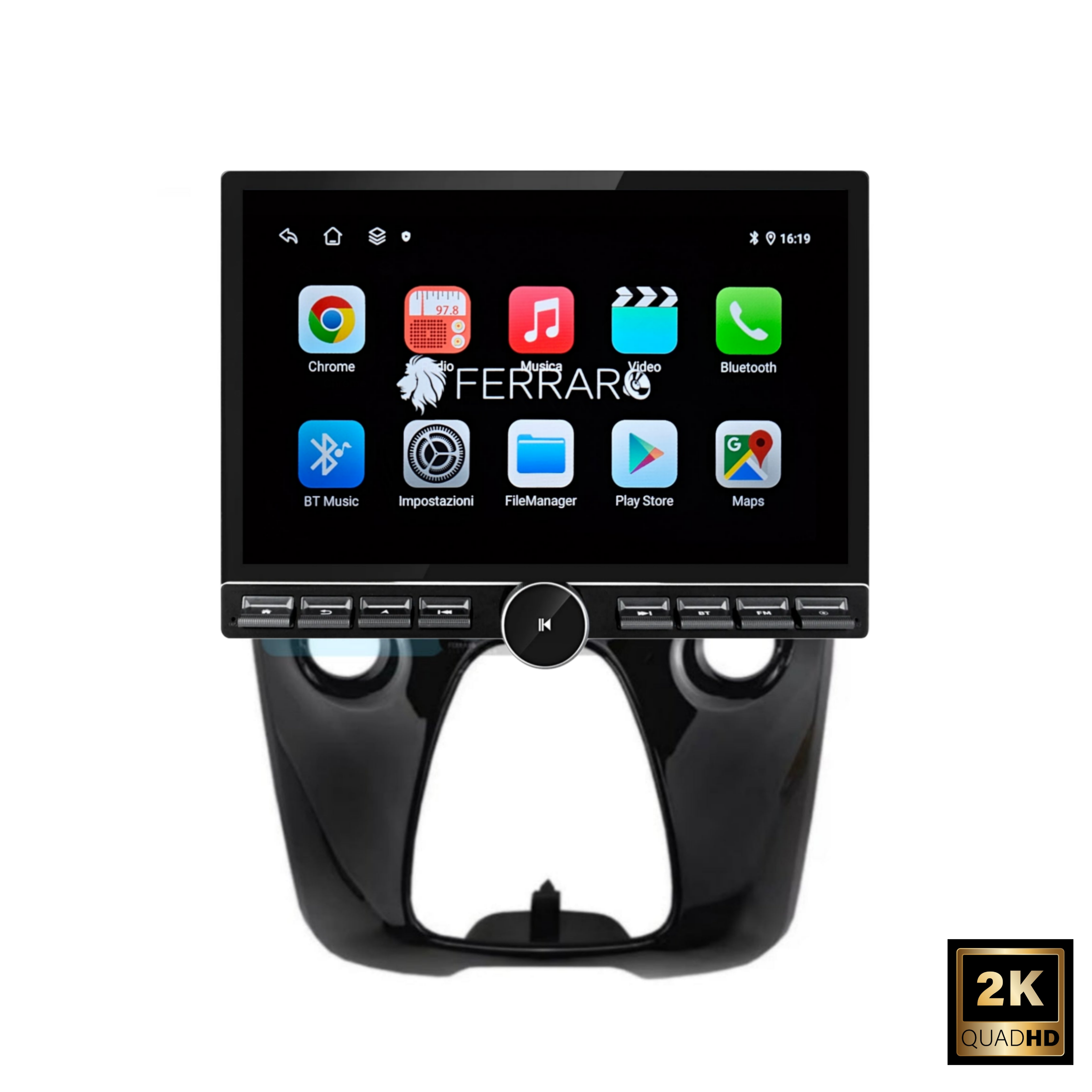 Autoradio per Toyoya Aygo, Citroen C1, Peugeot 108 11.8" 2K (2014-2022) Android, Bluetooth, CarPlay, Android Auto, 4/64GB Ram