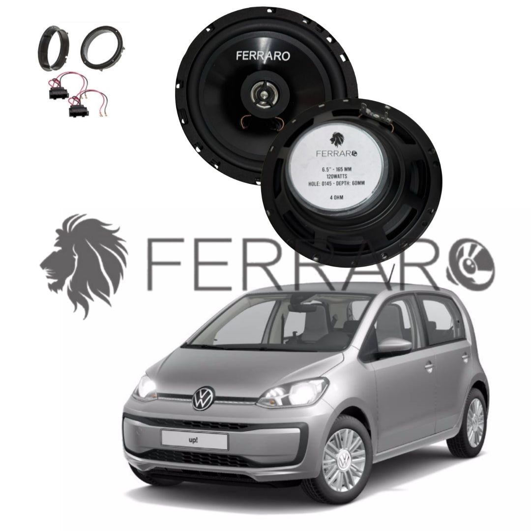 FerraroStore Kit 2 Altoparlanti, ASC-652PC, Ant o Post, Volkswagen UP