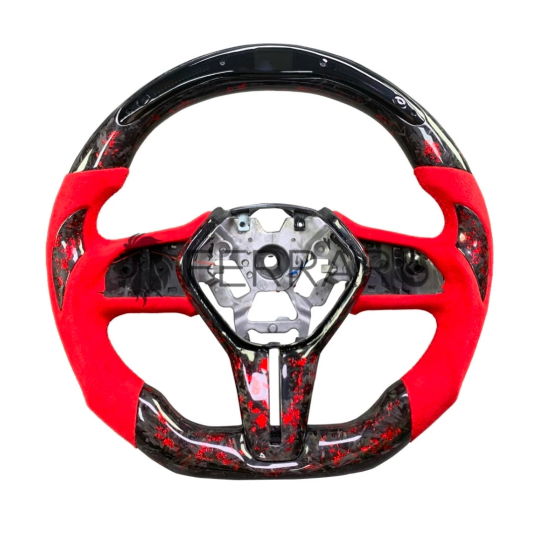 (PRENOTA) Volante Sportivo per Infiniti Q50L, QX50, QX60, QX55, Q50, Q60, Carbonio, Customizzato in Pelle