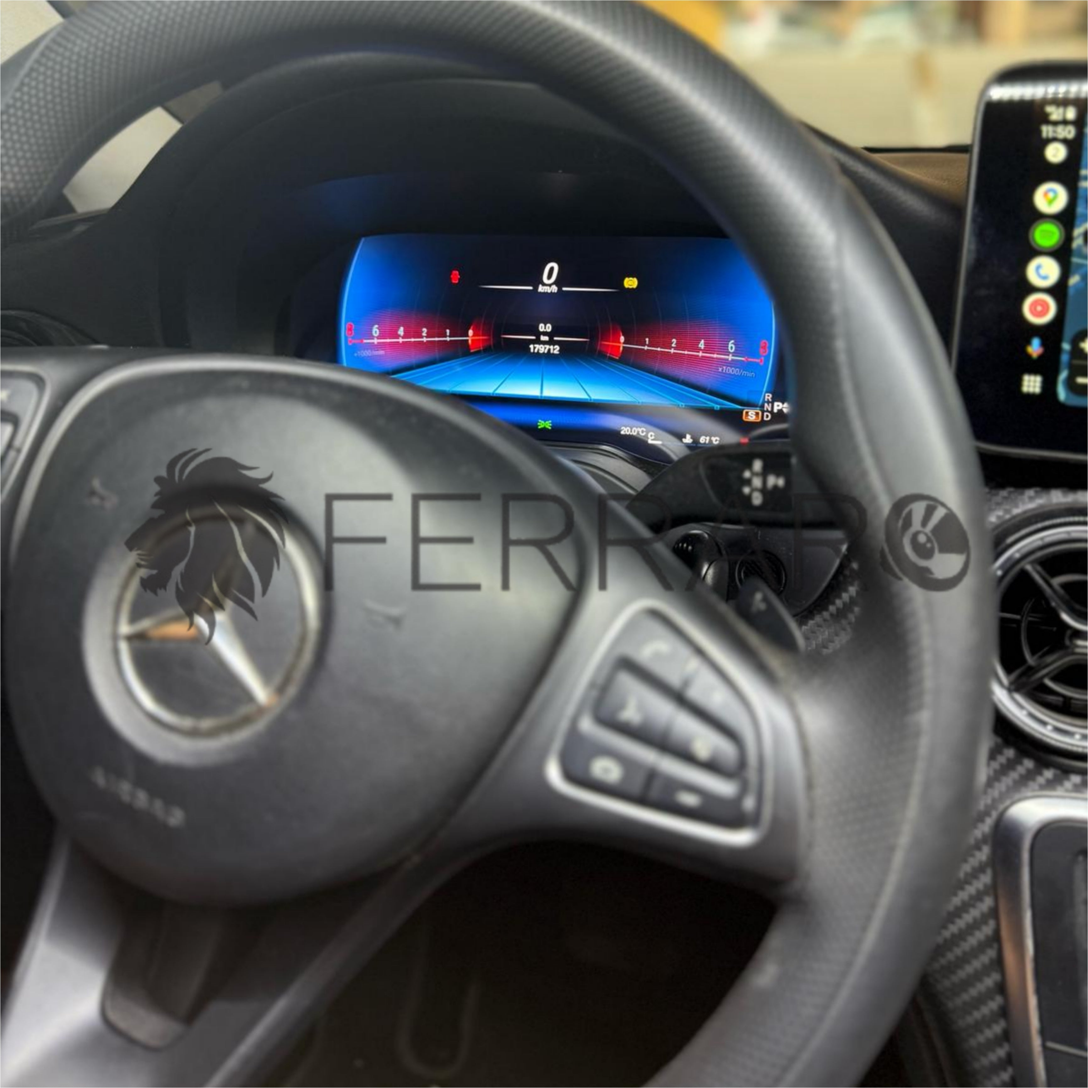 Virtual Cockpit 12.3" per Mercedes GLA X156, CLA C117, HD Ultra, CarPlay e Android Auto