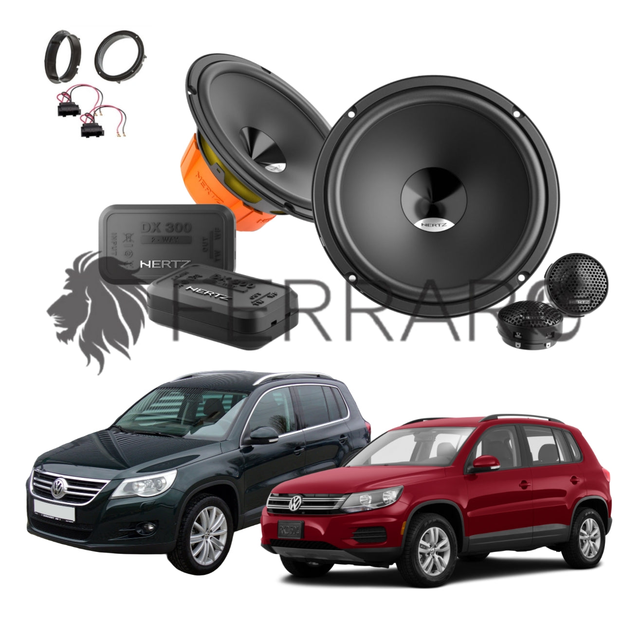Hertz Kit 4 Casse | DSK 165.3 | Ant o Post | VW Tiguan