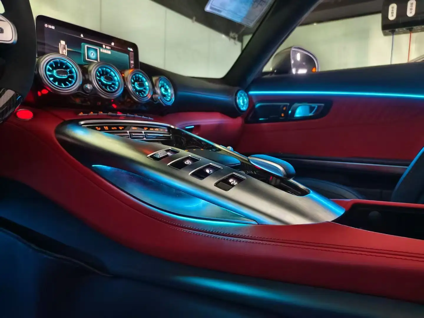 (PRENOTA) Ambient Light per Mercedes GT 43, 53, 63 (2015-2018), 256 Colori, APP