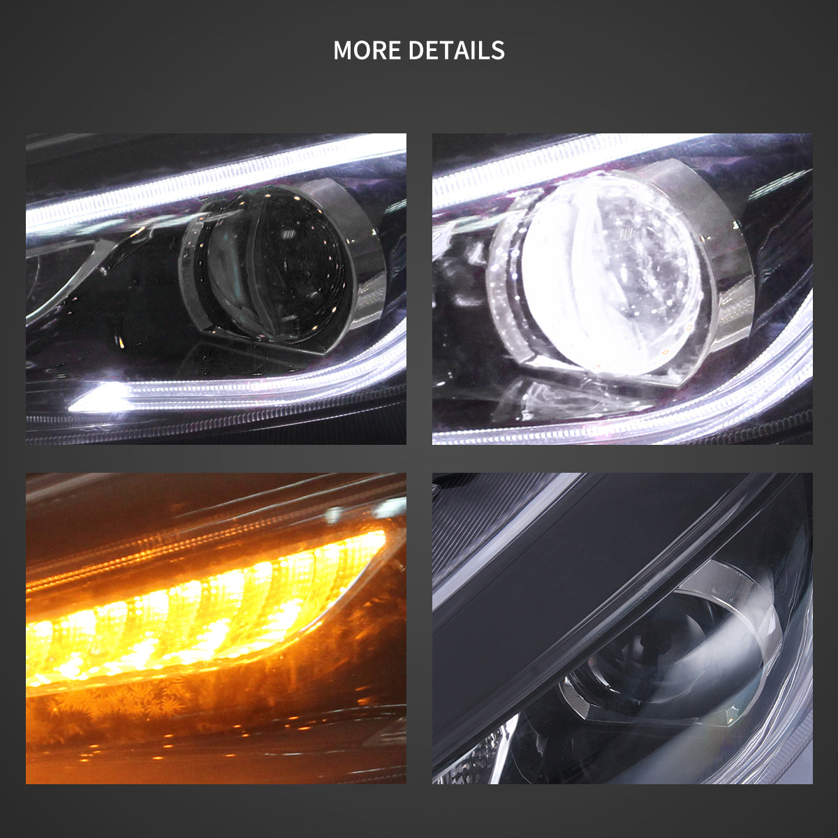 (PRENOTA) Fanali Anteriore Completo per Ford Focus 3ª Serie (2015-2018) a LED