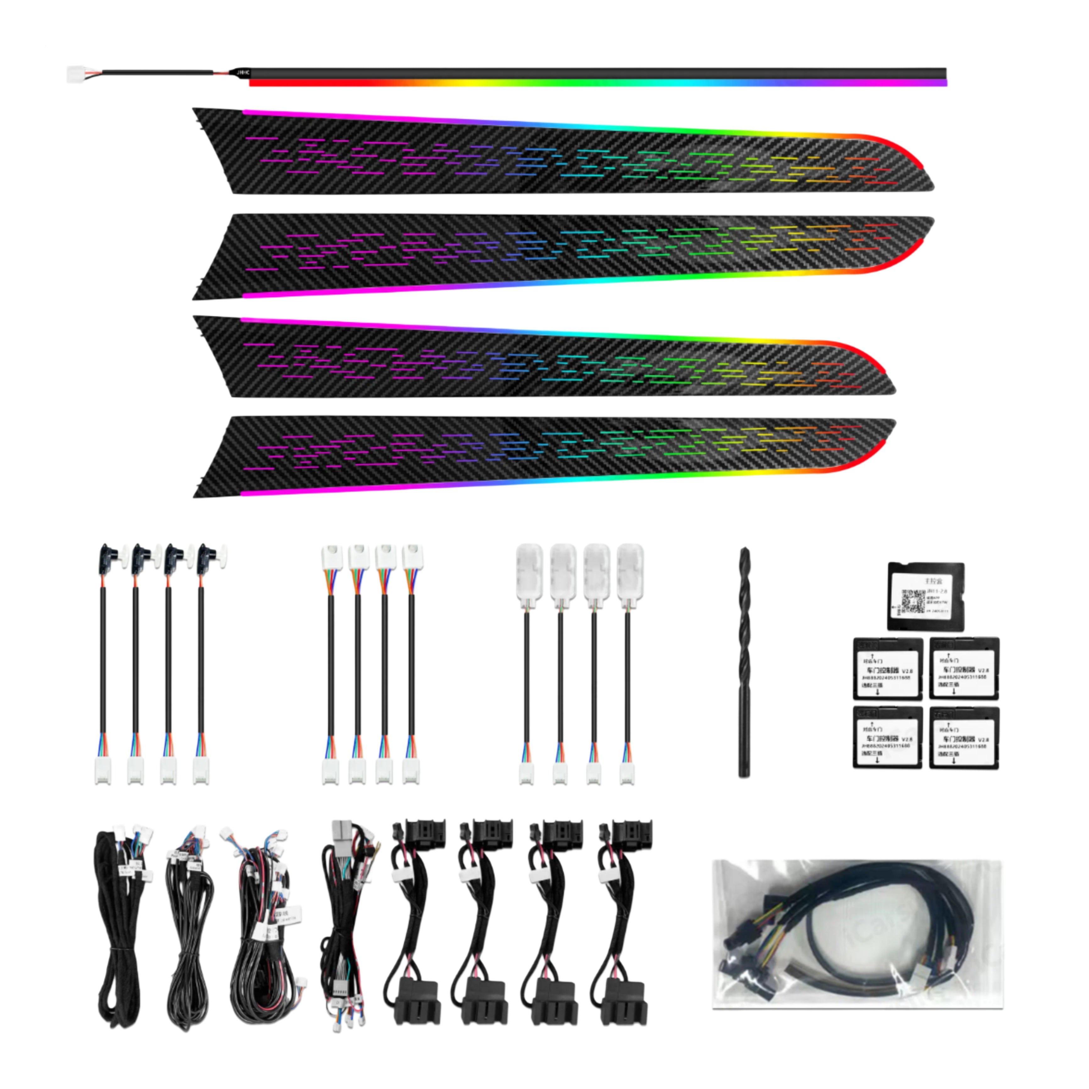 (PRENOTA) Ambient Light per Audi A5 B8 (2007-2015), 256 Colori, APP