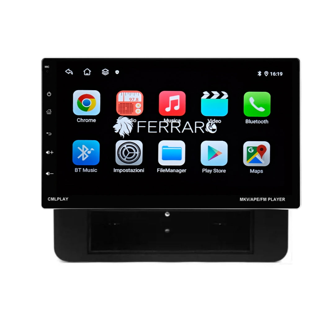 Autoradio per Alfaromeo 159 1Din 9" | No Navi. Di Serie | 2005-2011 | Android | Bluetooth | Estraibile | CarPlay | Android Auto | 2/4GB Ram