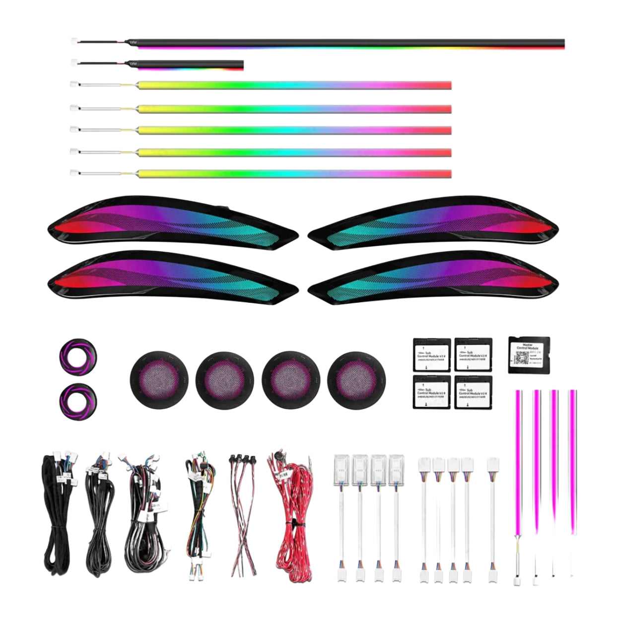 (PRENOTA) Ambient Light per BMW Serie M3 F80, 256 Colori, APP