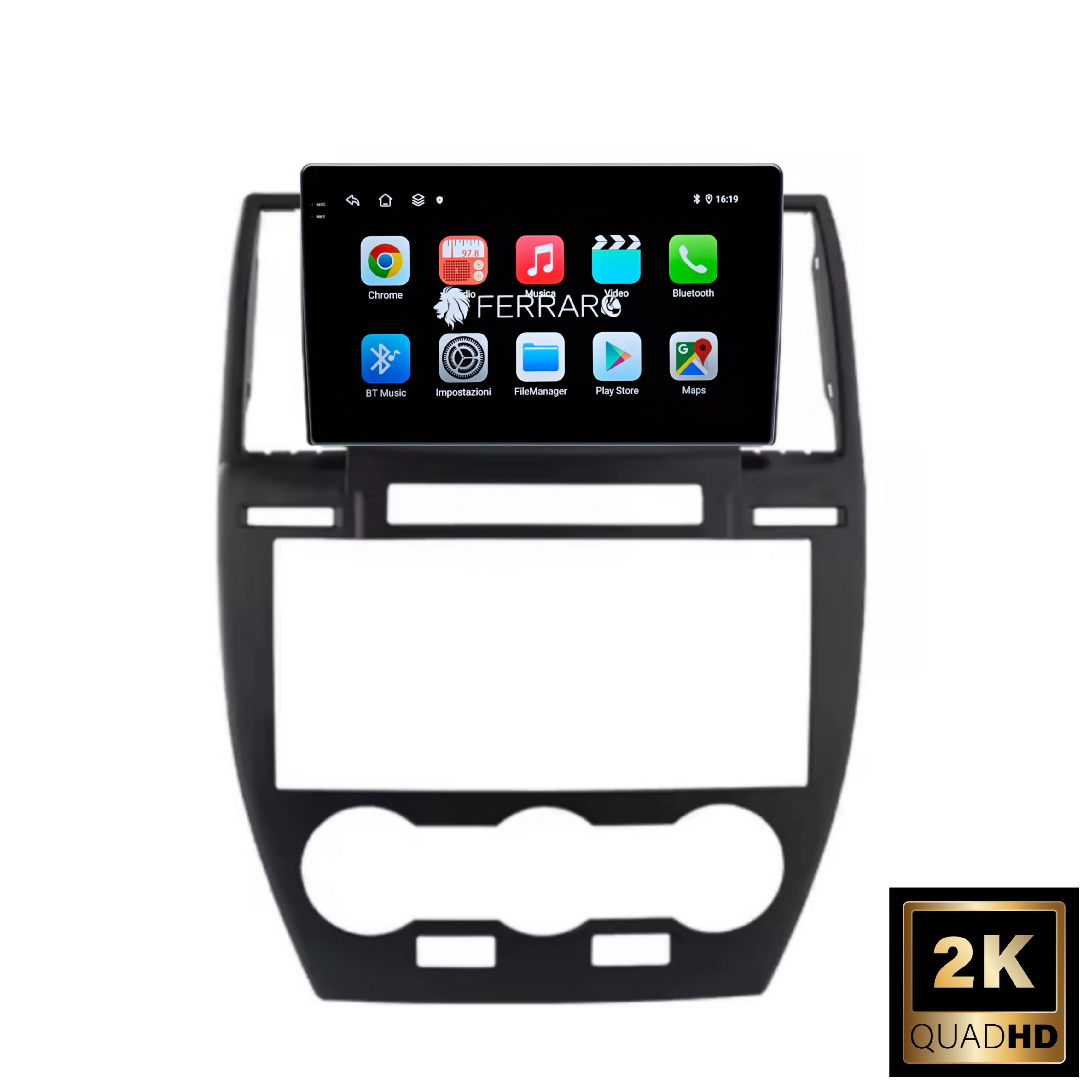 Autoradio per Land Rover Freelander 2 9" 2K | 2006-2015 | Android | Bluetooth | CarPlay | Android Auto | 12/256GB Ram