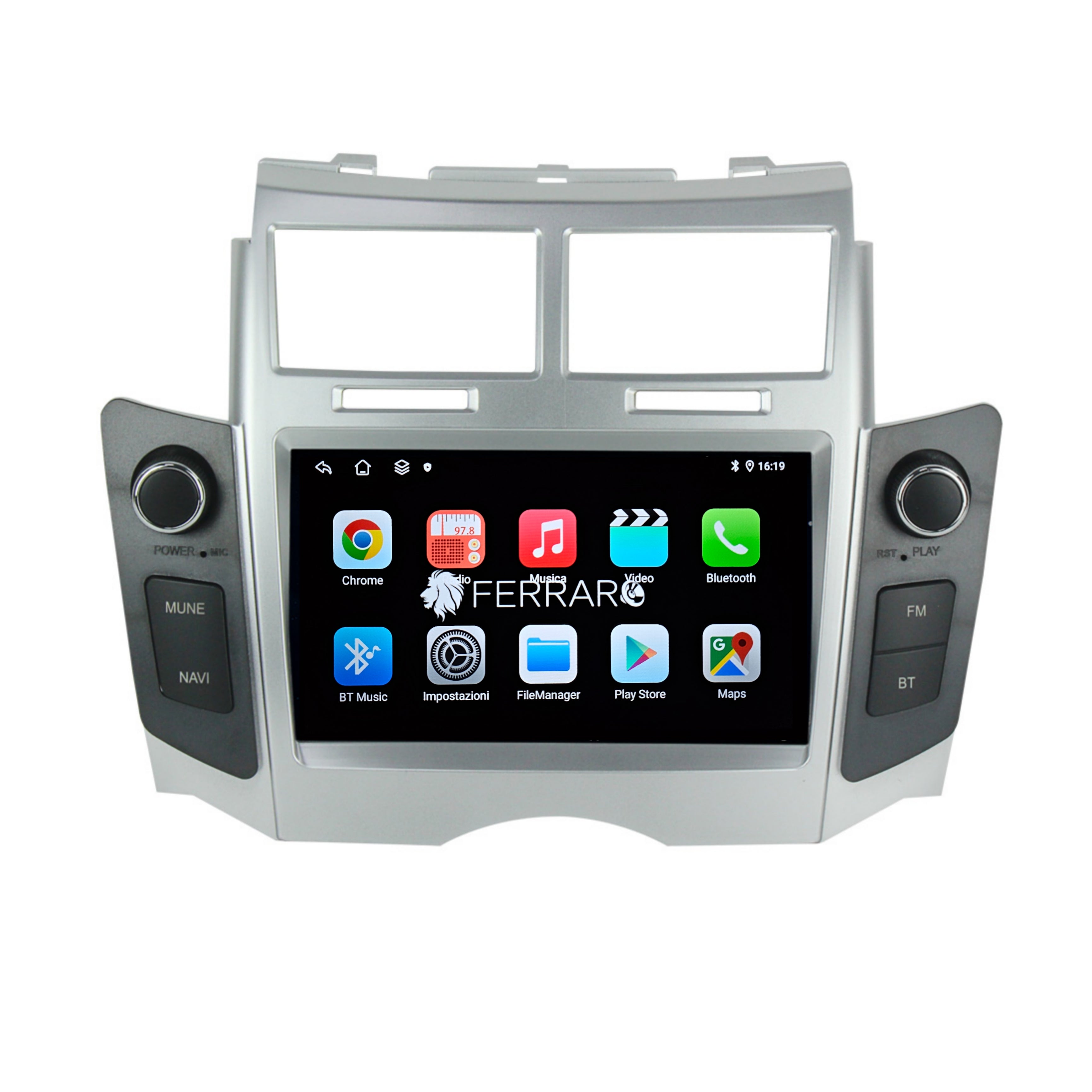 Autoradio per Toyota Yaris XP90 7" | 2005-2011 | Android | Bluetooth | CarPlay | Android Auto | 2GB/4GB/6GB/8GB Ram