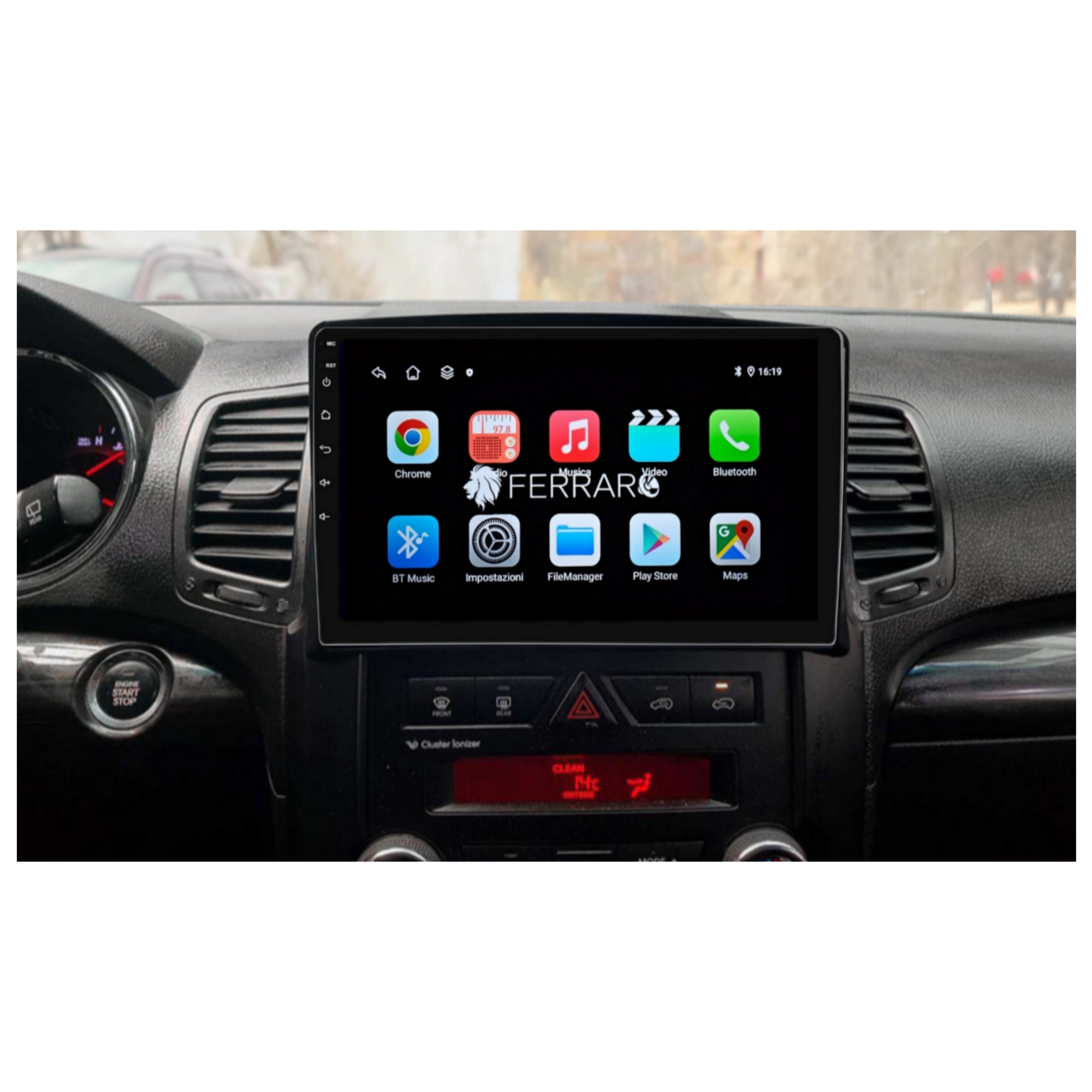 (PRENOTA) Autoradio per Kia Sorento 10.1" (2009-2012) Android, Bluetooth, CarPlay, Android Auto, 2GB/4GB/8GB Ram