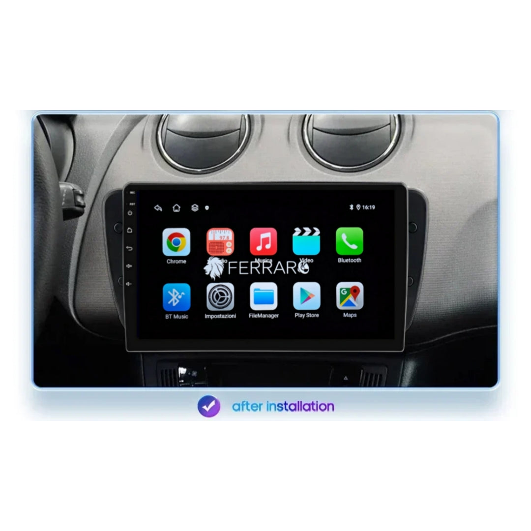 Autoradio per Seat Ibiza 6 9" (2008-2017) Android, Bluetooth, CarPlay, Android Auto, 2GB/4GB/6GB/8GB Ram