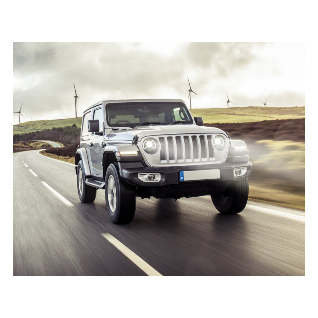 (PRENOTA) Fanali Anteriore Completo per Jeep Wrangler JL 4ª Serie (2017-2025) a LED