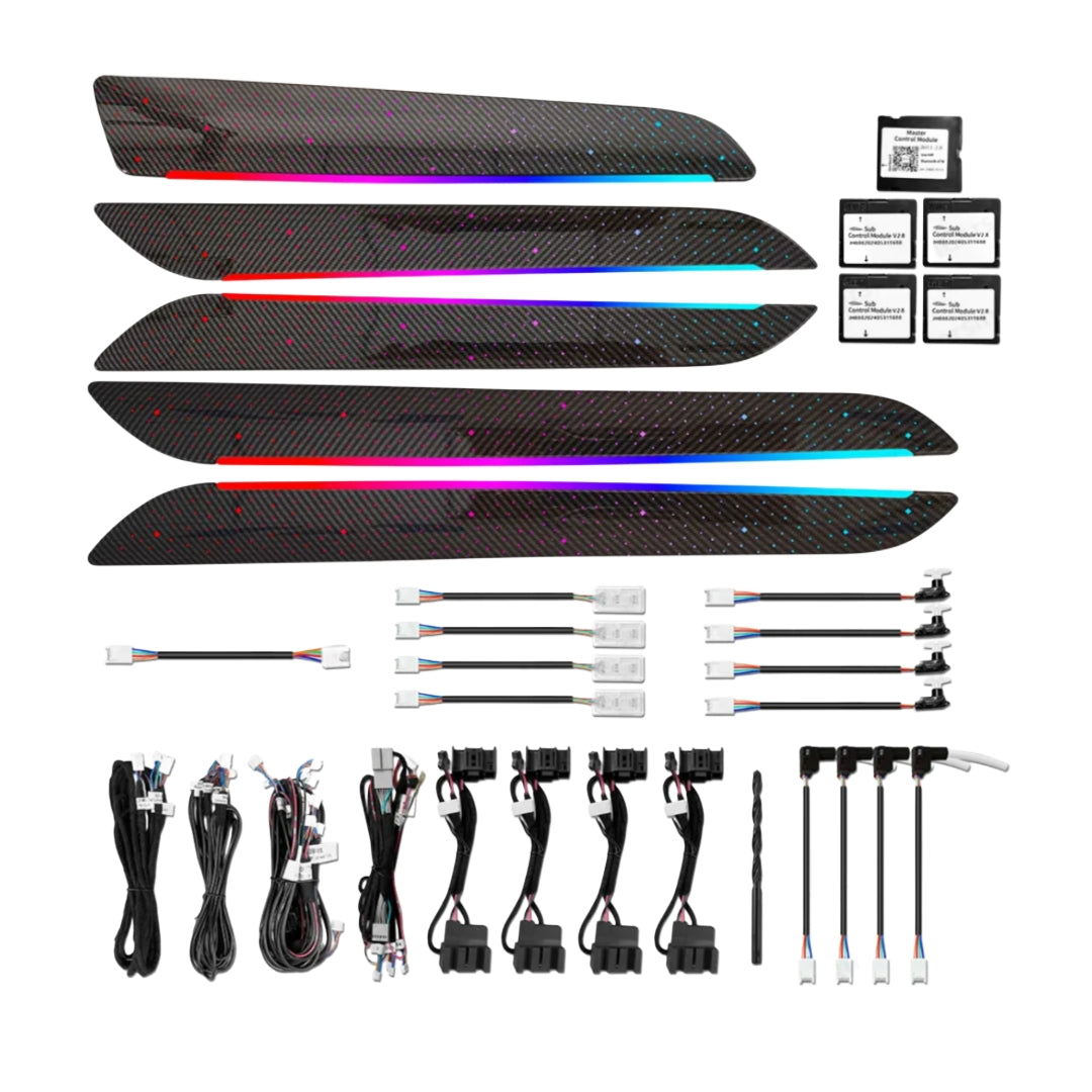(PRENOTA) Ambient Light per Audi Q3 8U (2013-2018), 256 Colori, APP