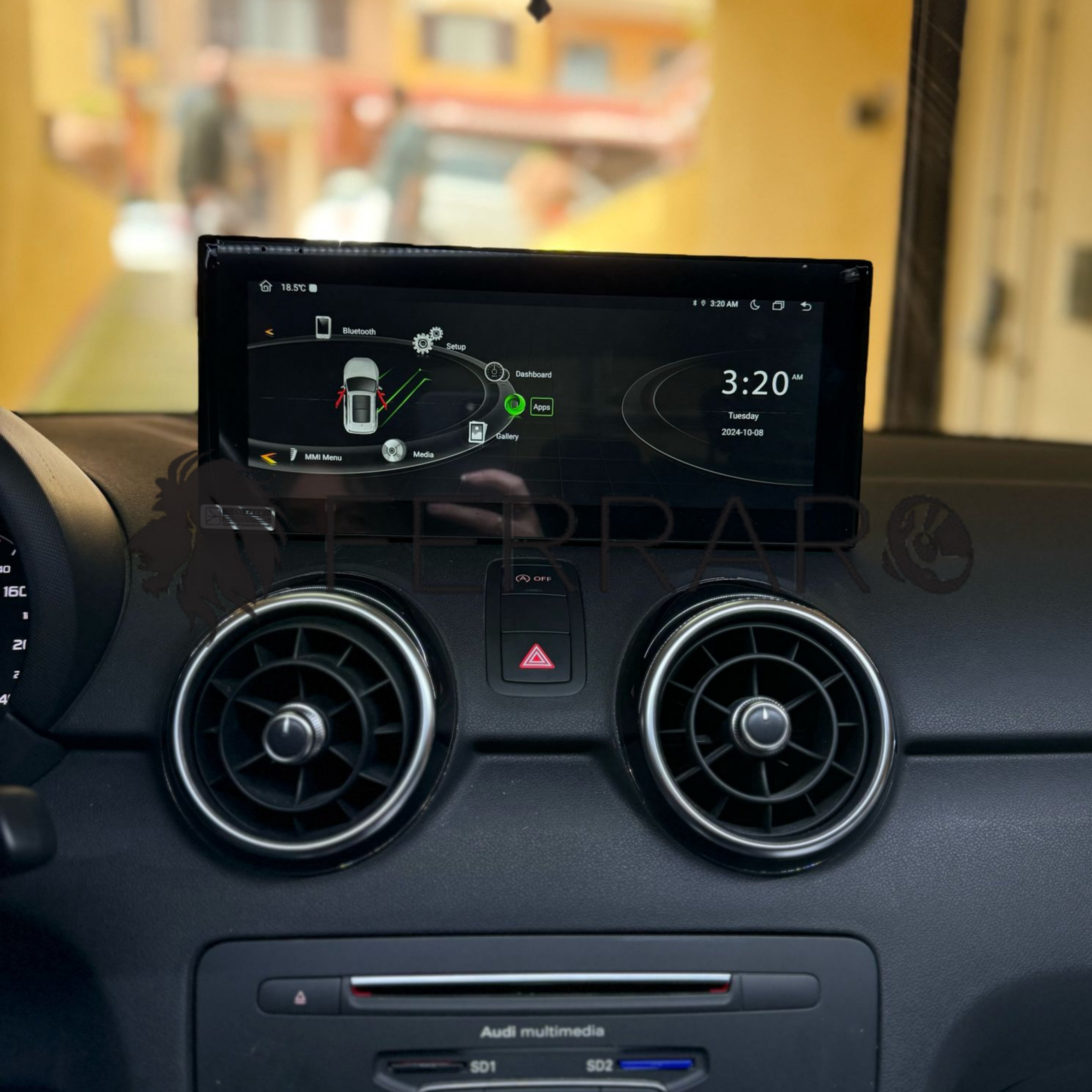 Autoradio per Audi A1, S1, Q2, 10.25" (2012-2020) Android, Bluetooth, CarPlay, Android Auto, 4/64GB RAM