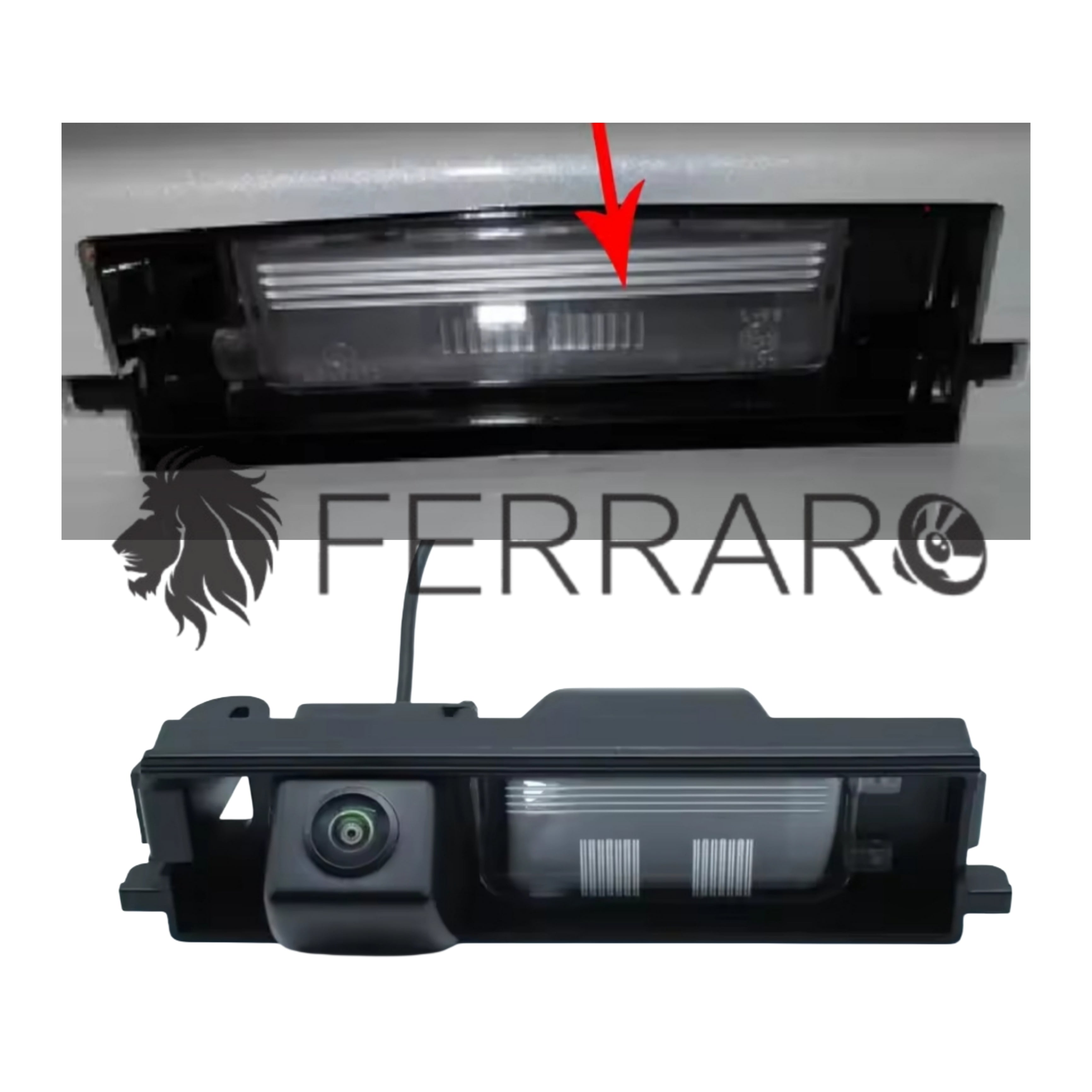 (PRENOTA) Telecamera Posteriore per Toyota, Citroen, Peugeot (Compatibilità in Descrizione) AHD 1920x1080, 170° Gradi