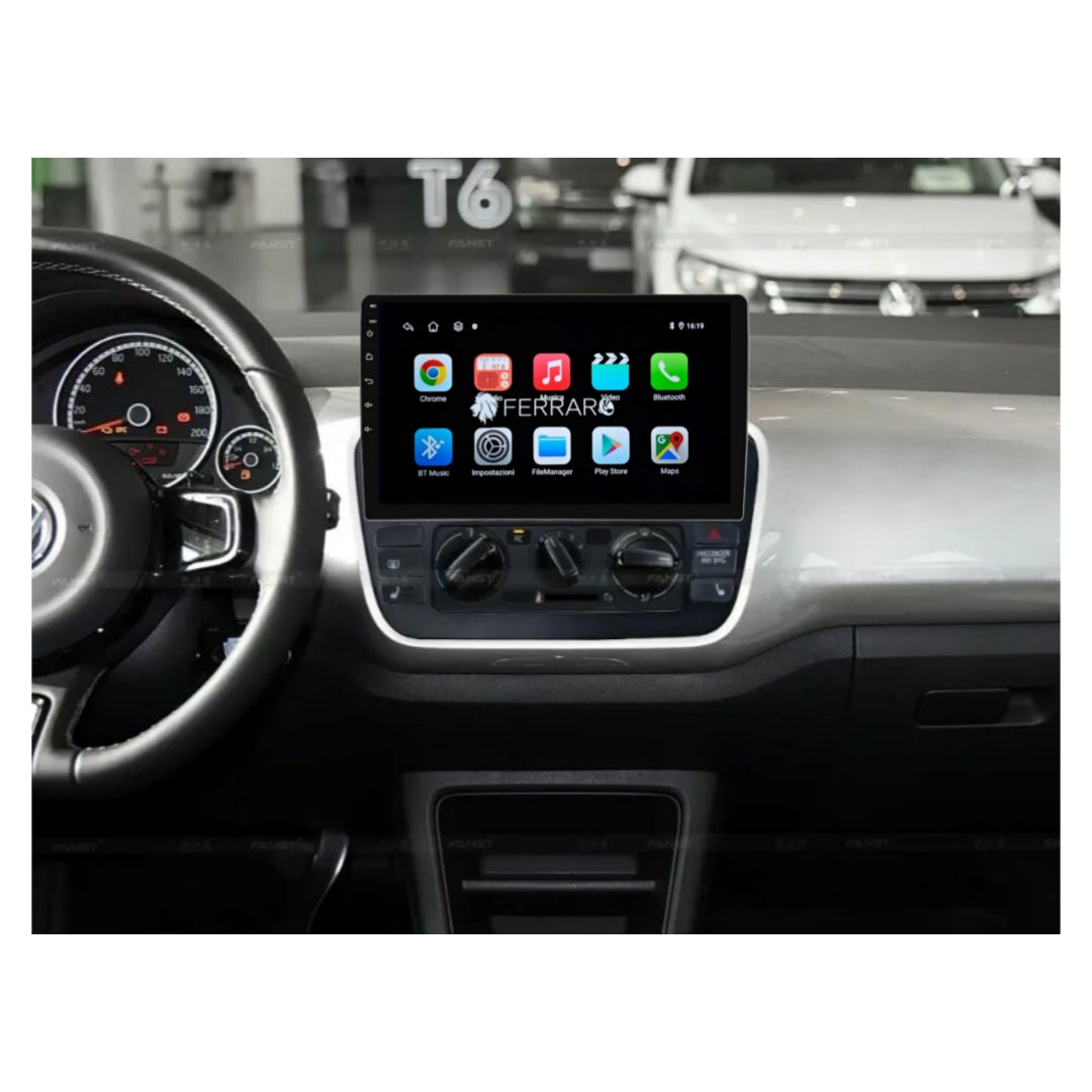 Autoradio per Volkswagen UP 10.1" (2011-2016) Android, Bluetooth, CarPlay, Android Auto, 2GB/4GB/6GB/8GB Ram