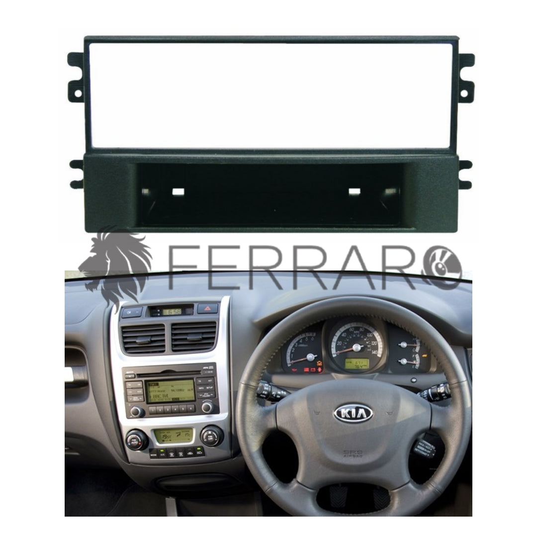 Mascherina 1DIN con Cassetto per Kia Sportage (2004-2010)