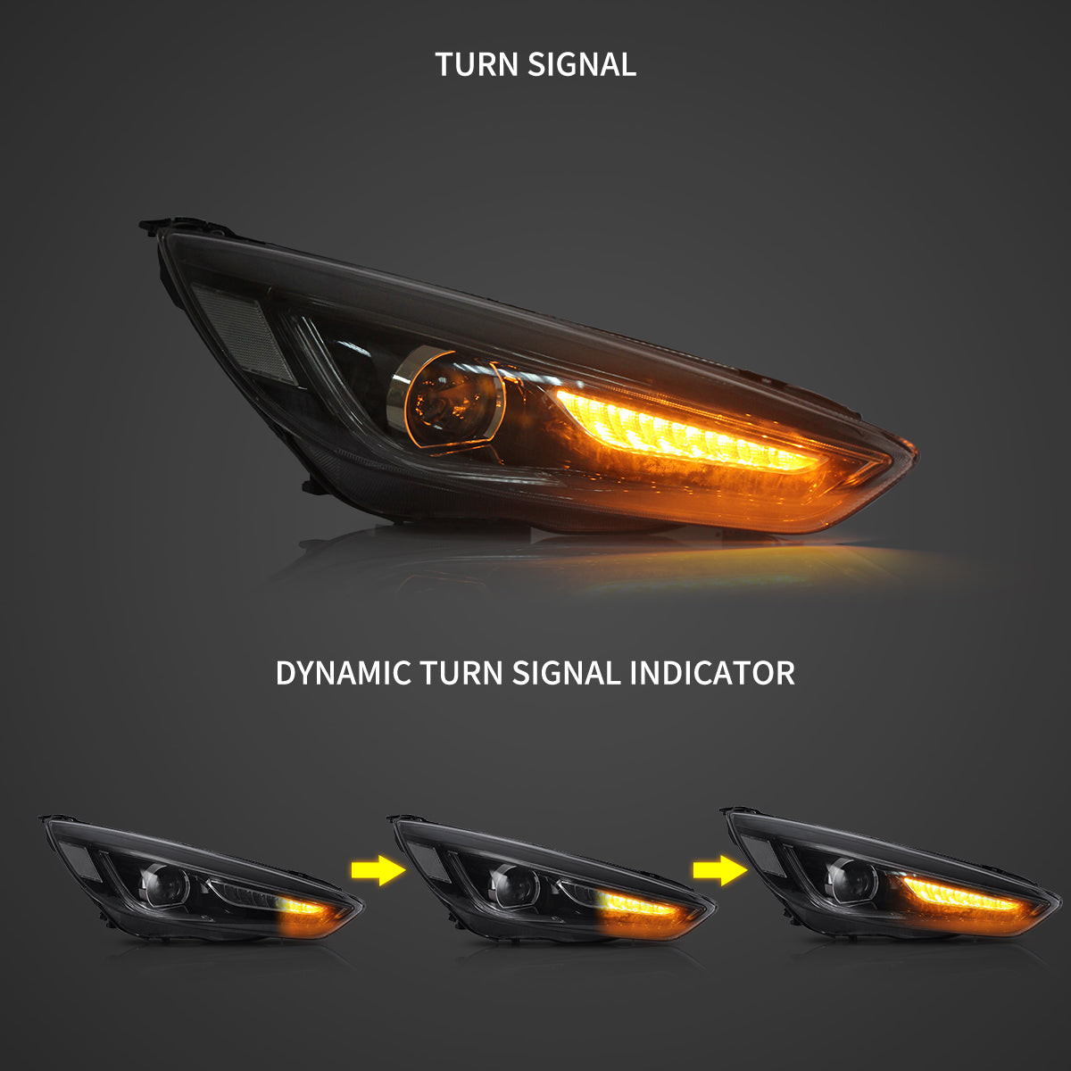 (PRENOTA) Fanali Anteriore Completo per Ford Focus 3ª Serie (2015-2018) a LED