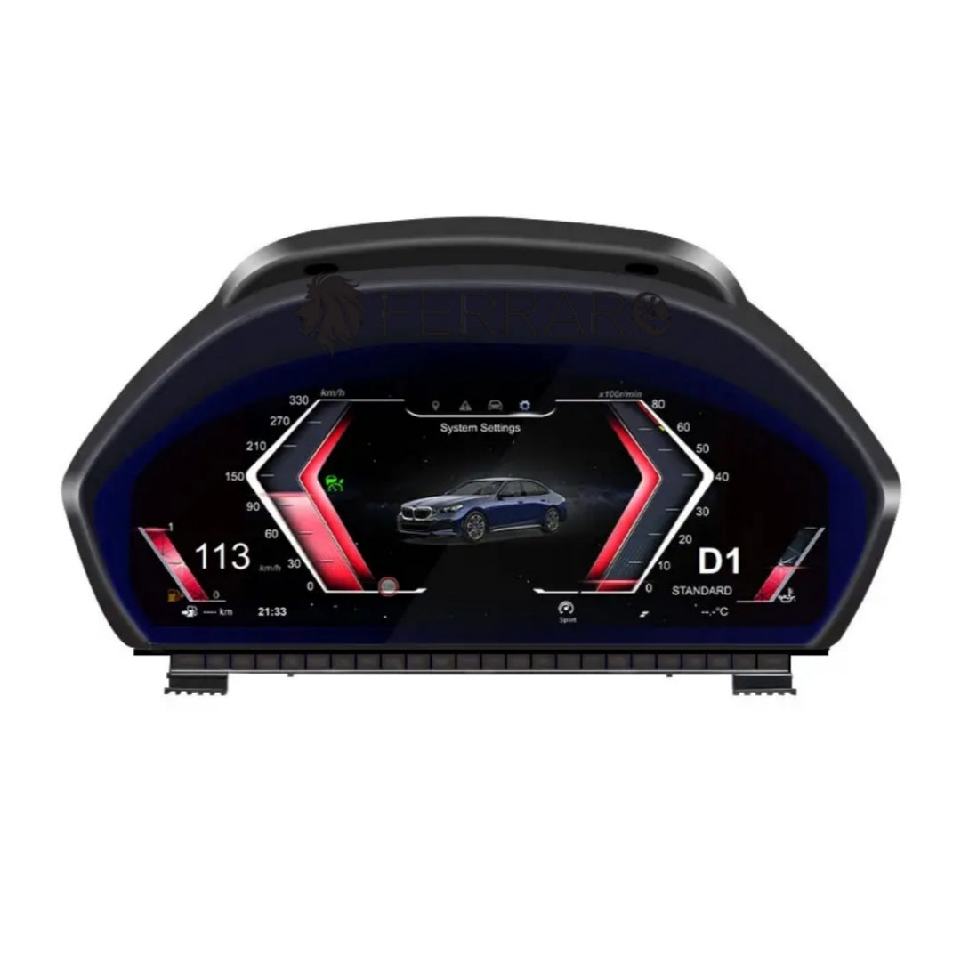 (PRENOTA) Virtual Cockpit 12.3" per BMW Serie 3, F30, F31, F34, F35, F33, F36 (2013-2017), HD Ultra, CarPlay e Android Auto