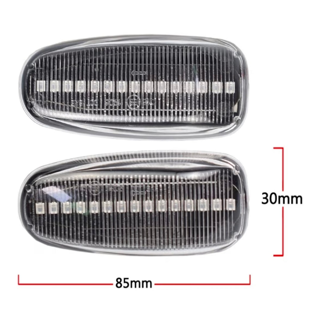 (PRENOTA) Indicatore Direzione Led per Mercedes Classe E W210, C W202, SLK R170, Vito W638, Plug and Play