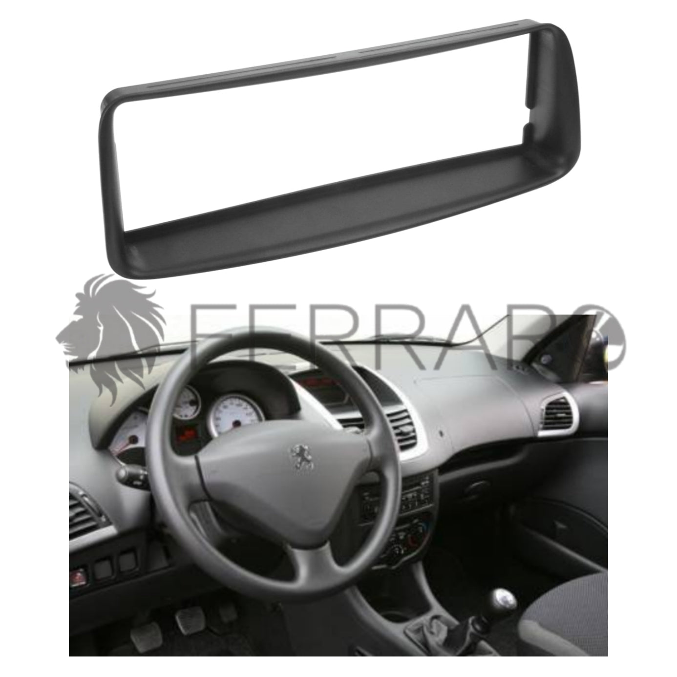 Mascherina 1DIN per Peugeot 206 (1999-2005)
