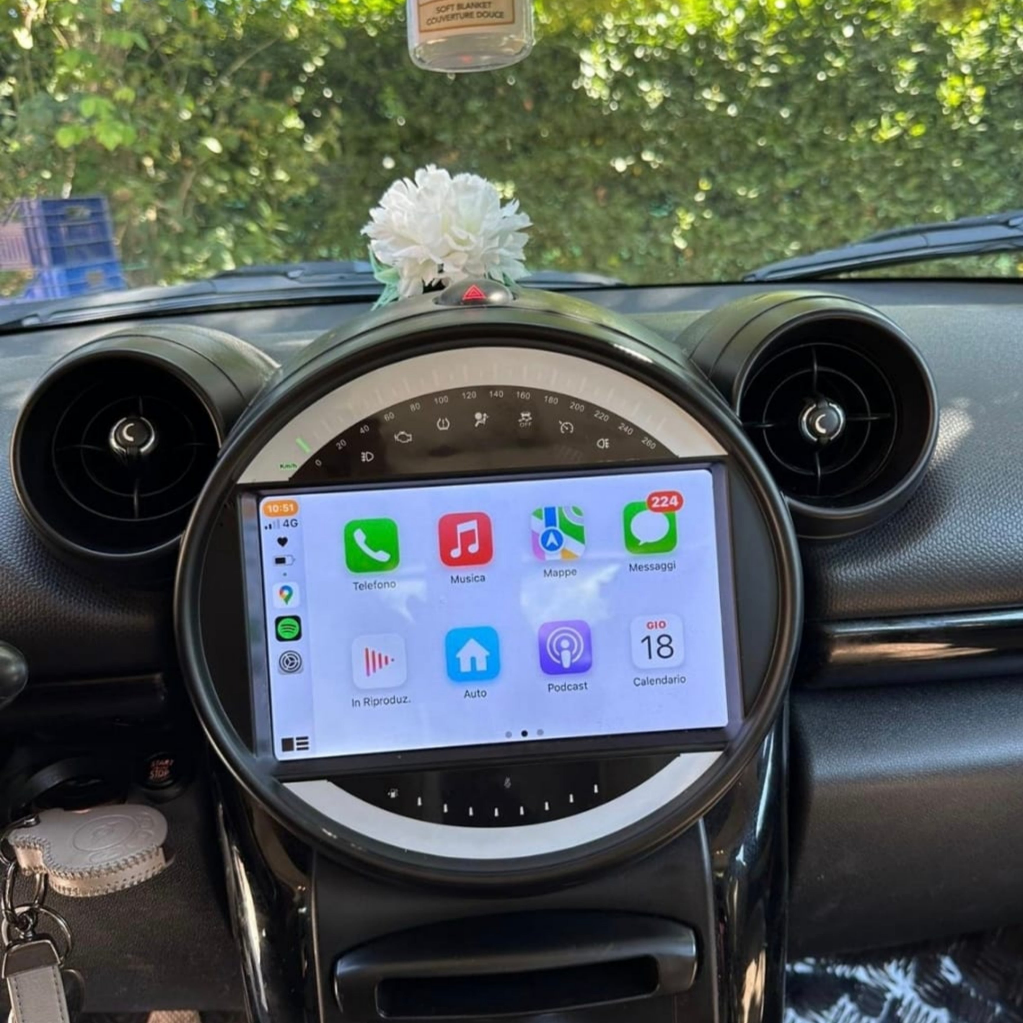 Autoradio per Mini Countryman R60 9" (2010-2017) Android,Bluetooth, CarPlay, Android Auto | 2GB/4GB/6GB/8GB Ram