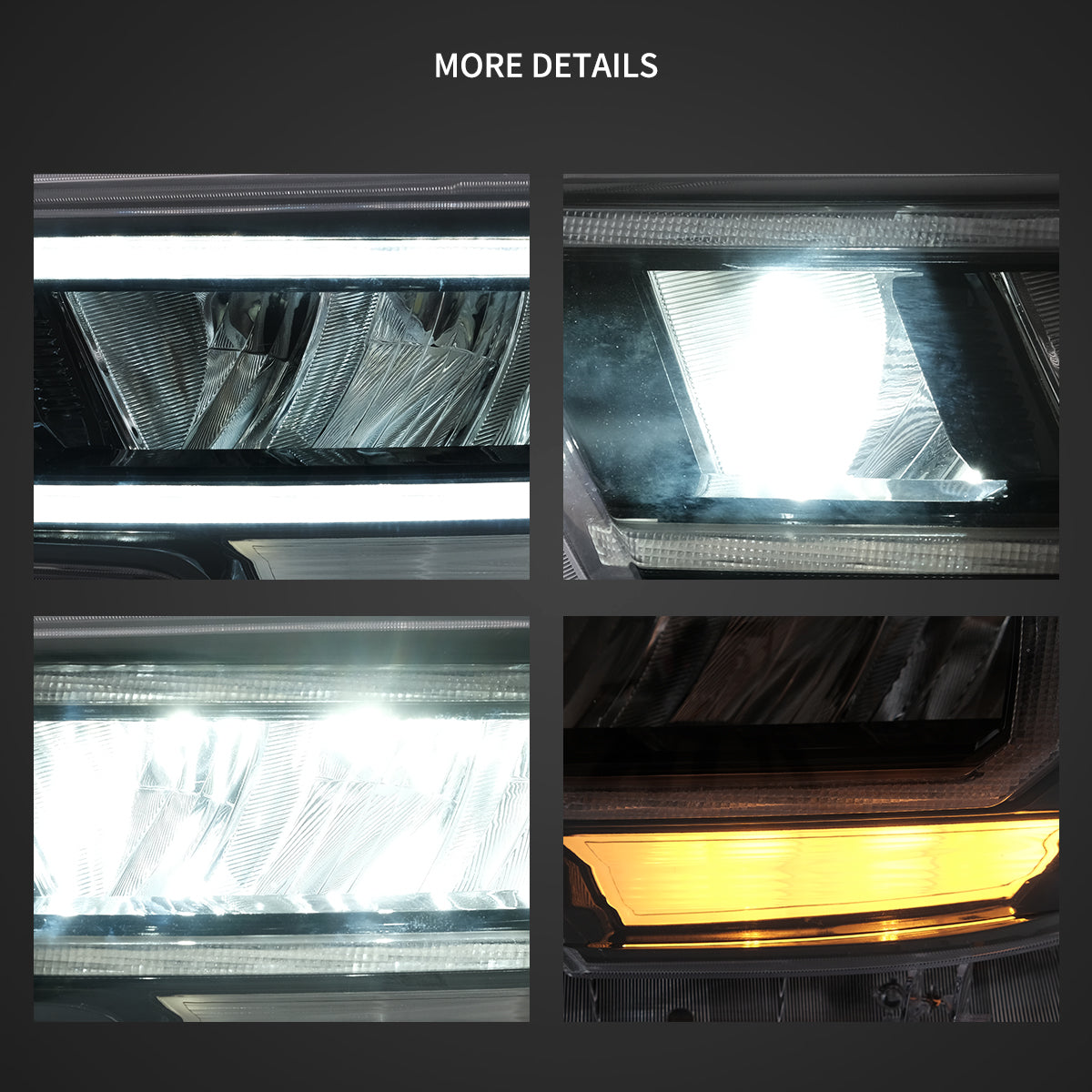 (PRENOTA) Fanali Anteriore Completo per Toyota Tacoma N300 (2016-2023) a LED