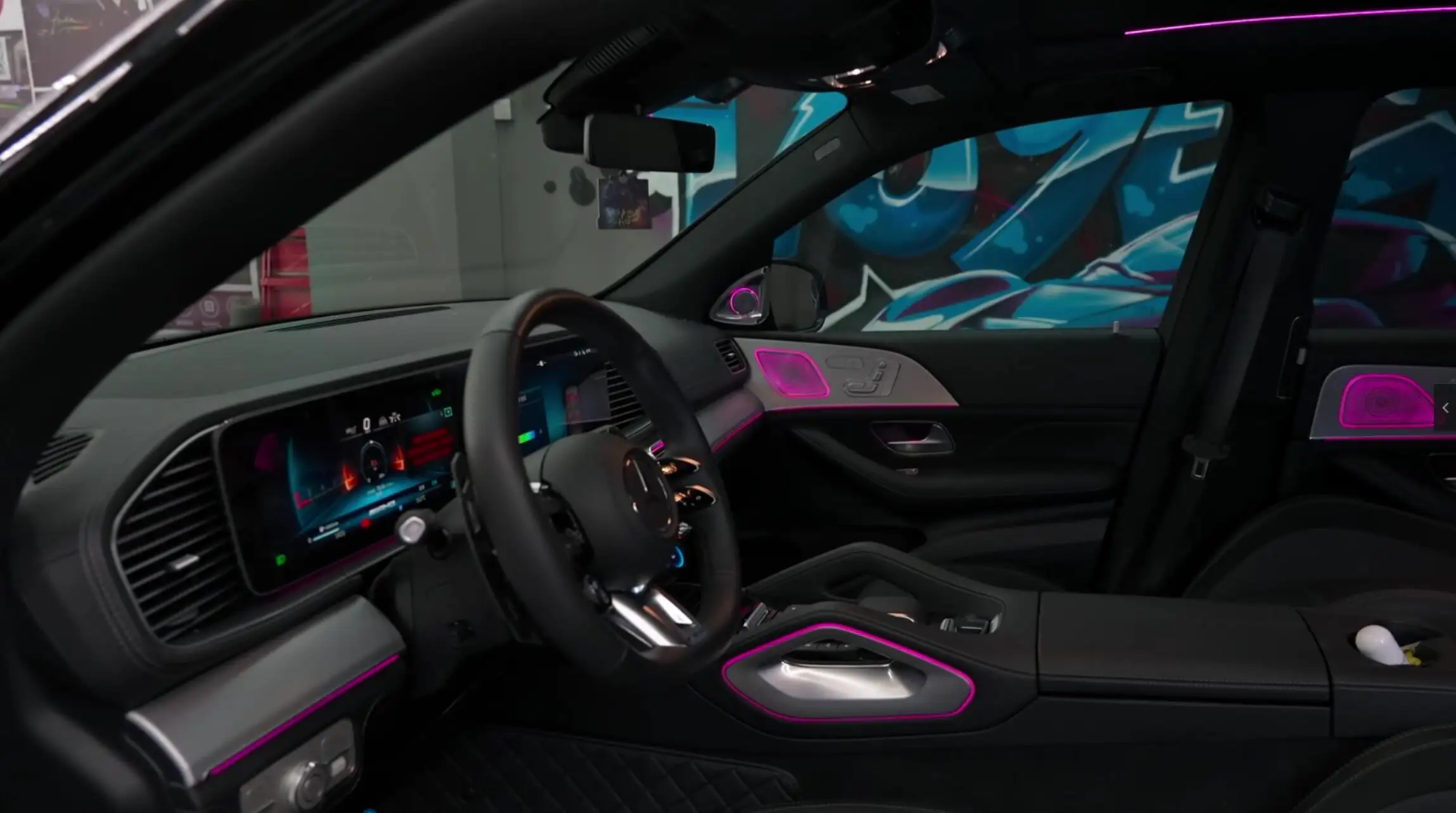 (PRENOTA) Ambient Light per Mercedes GLE W167, GLS (2020-2025), 256 Colori, APP