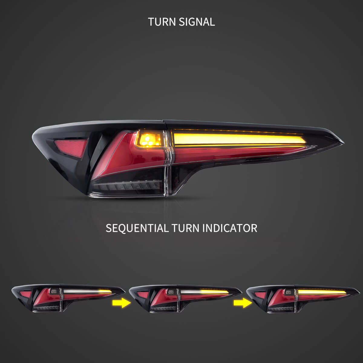 (PRENOTA) Fanali Posteriore Completo per Toyota Fortuner (2015-2020) a LED