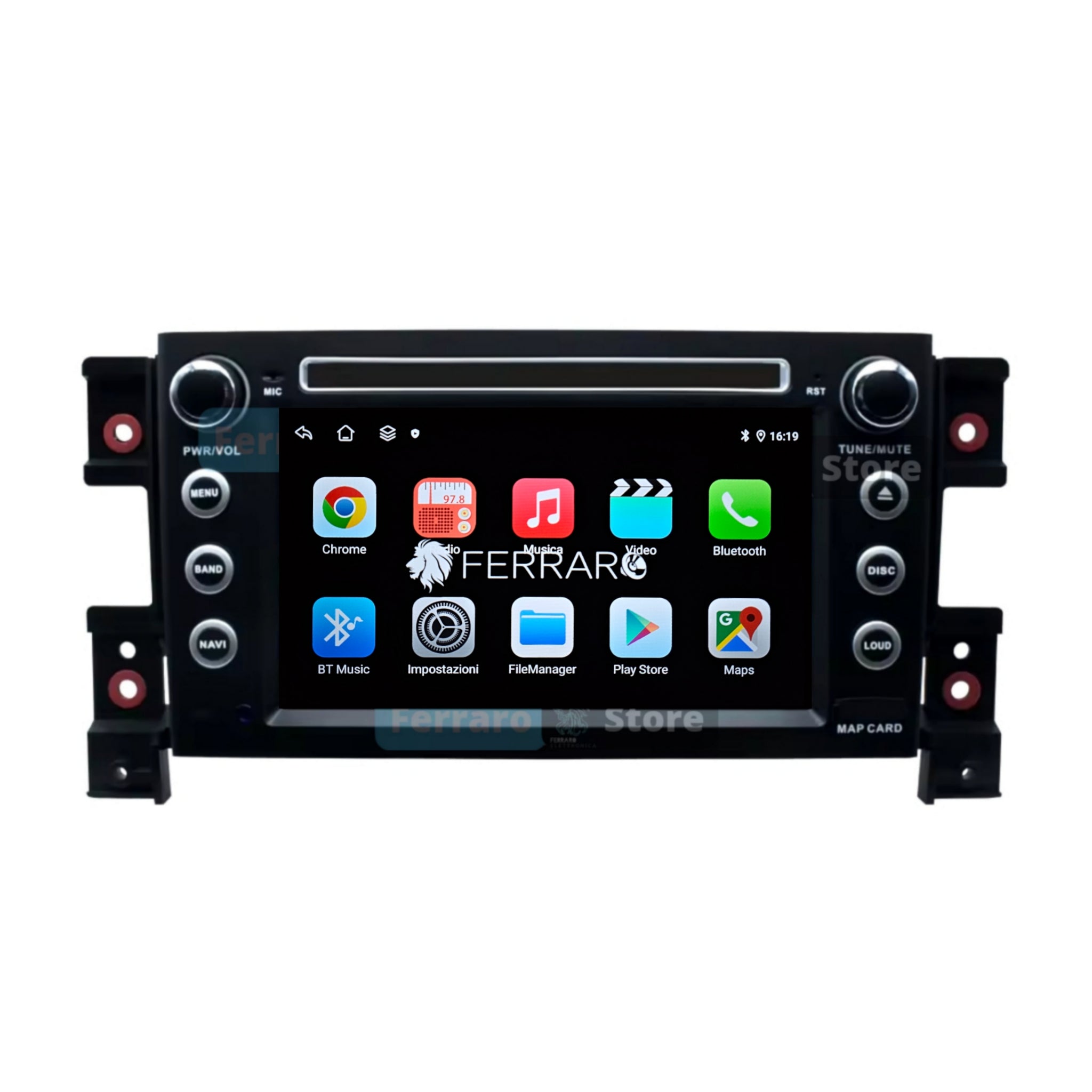 (PRENOTA) Autoradio per Suzuki Gran Vitara 7" (2005-2017) Android, Bluetooth, CarPlay, Android Auto, 4GB/8GB RAM