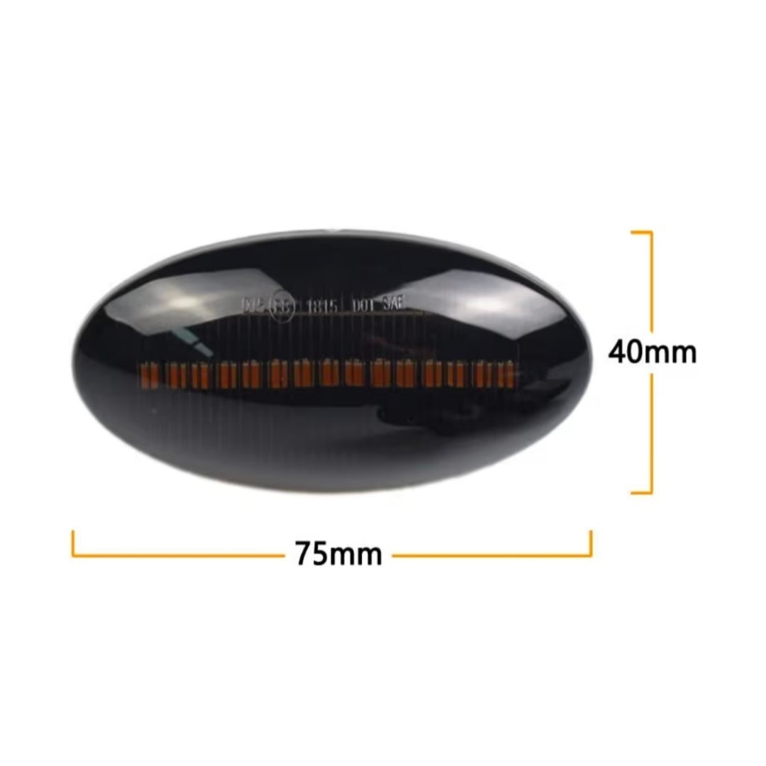 (PRENOTA) Indicatore Direzione Led per Suzuki, Fiat, Opel (Compatibilità in Descrizione), Plug and Play