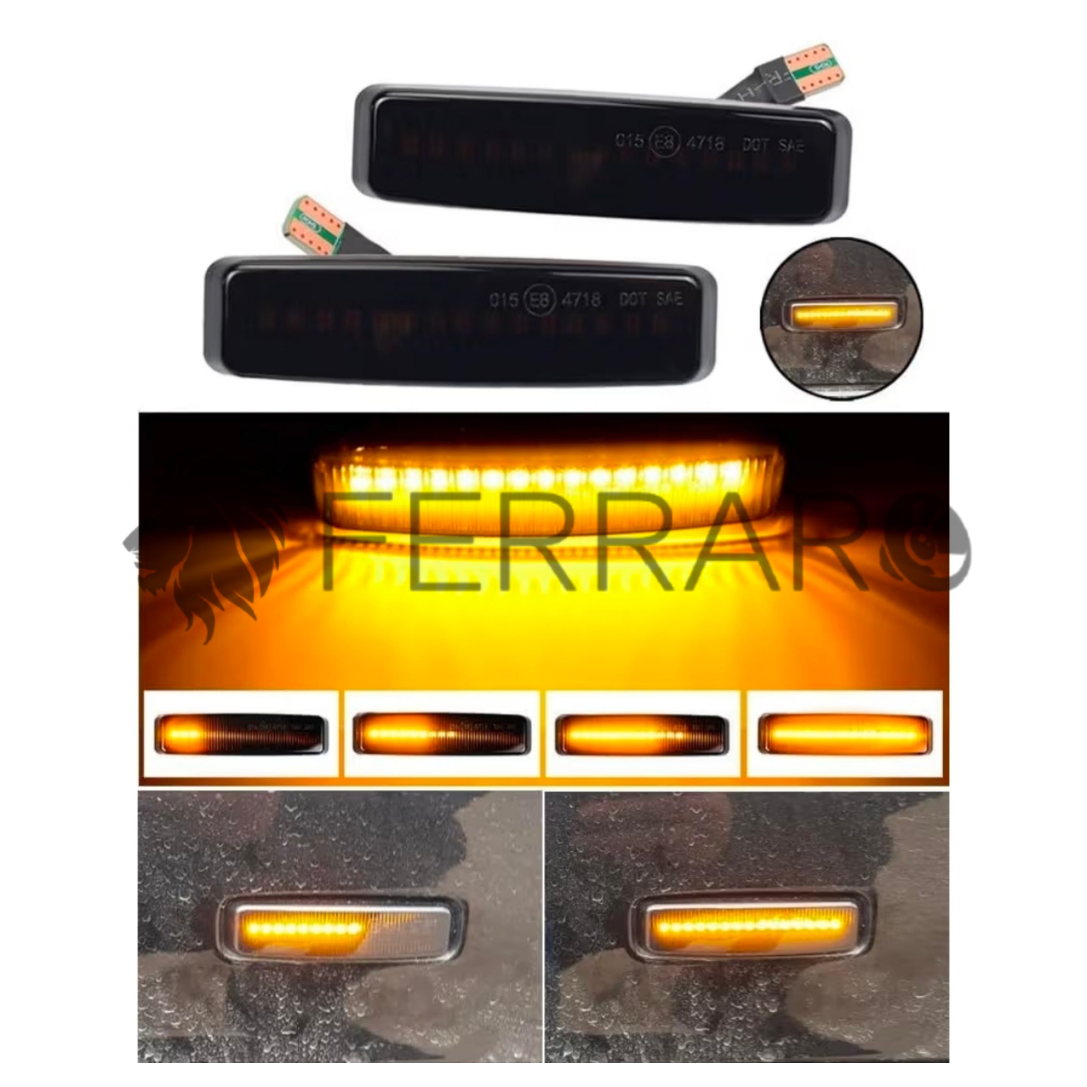 (PRENOTA) Indicatore Direzione Led per BMW Serie 5 E39, M5 (1995-2003), Plug and Play